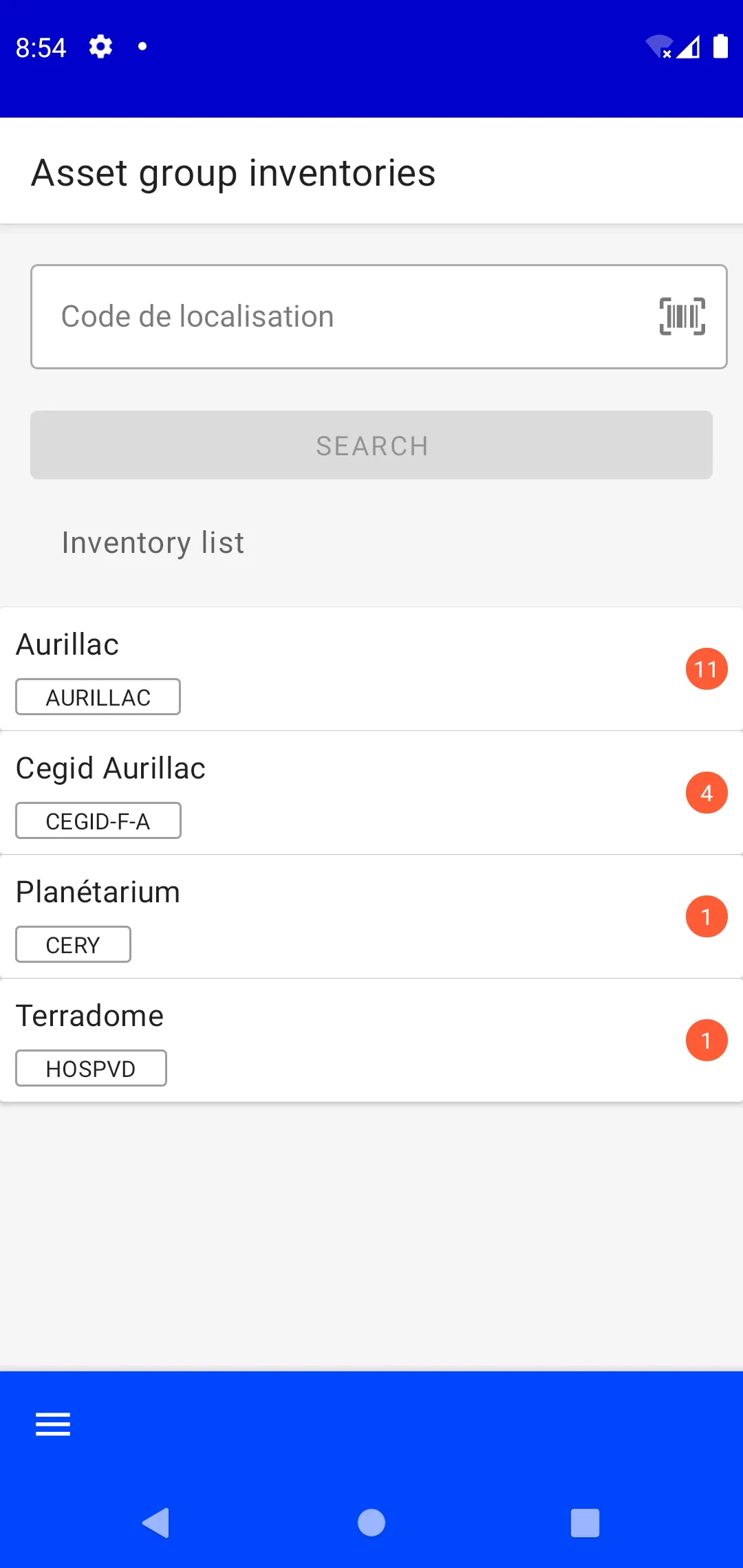 Asset group inventories | Indus Appstore | Screenshot