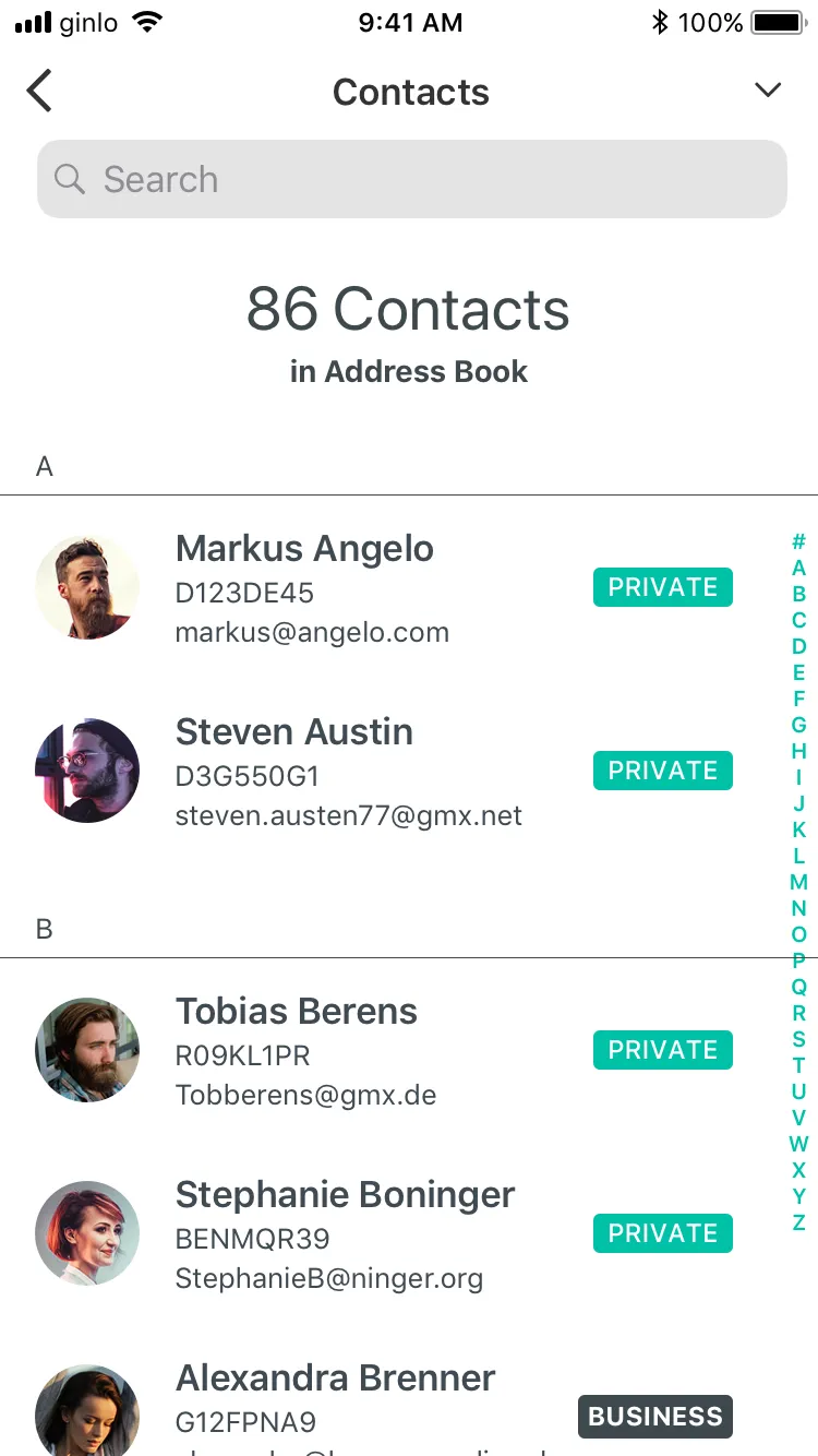 ginlo Private Messenger | Indus Appstore | Screenshot