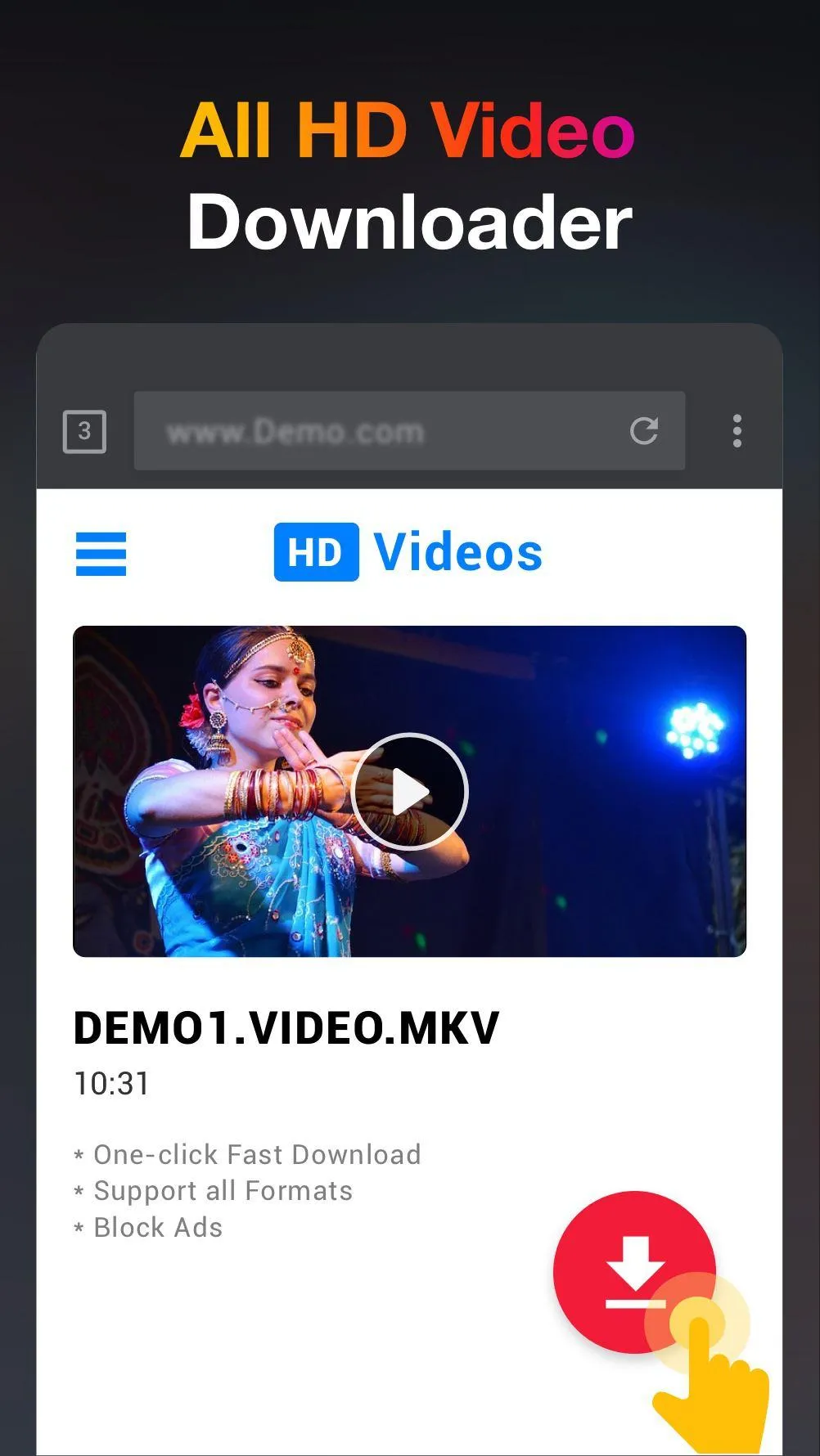 HD Video Downloader App - 2022 | Indus Appstore | Screenshot