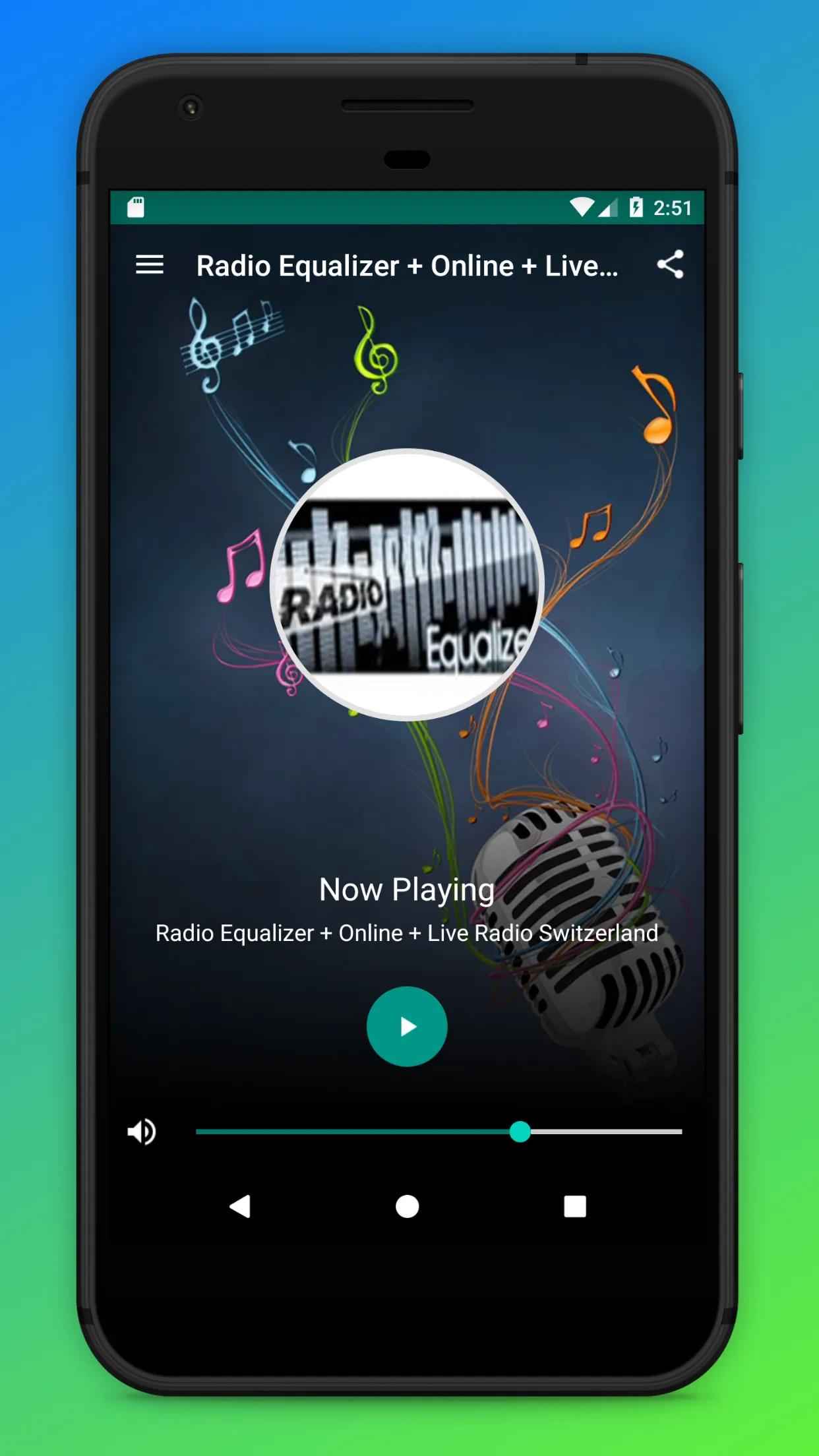 Radio Equalizer FM Schweiz App | Indus Appstore | Screenshot