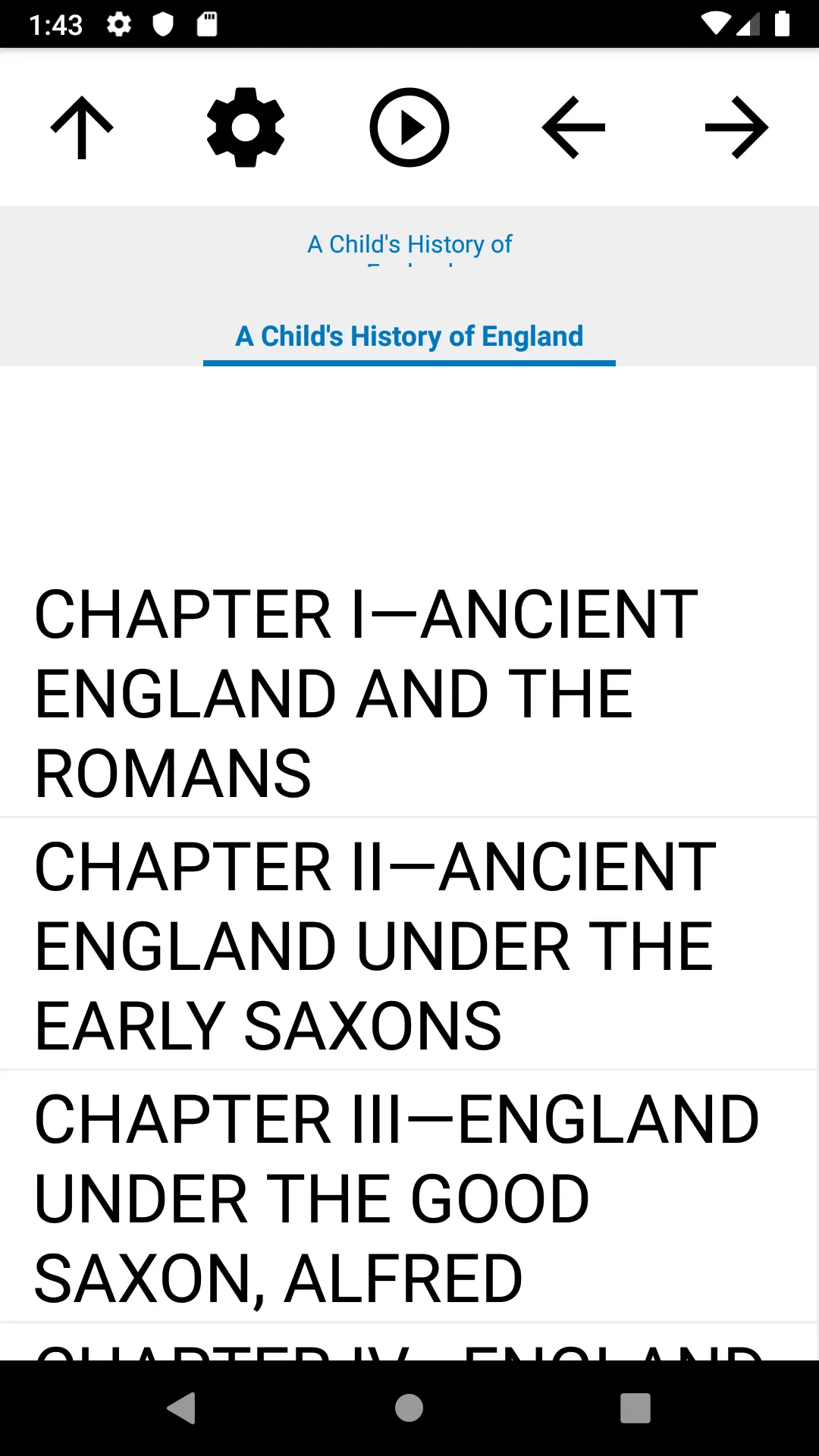 Book, A Child's History of Eng | Indus Appstore | Screenshot