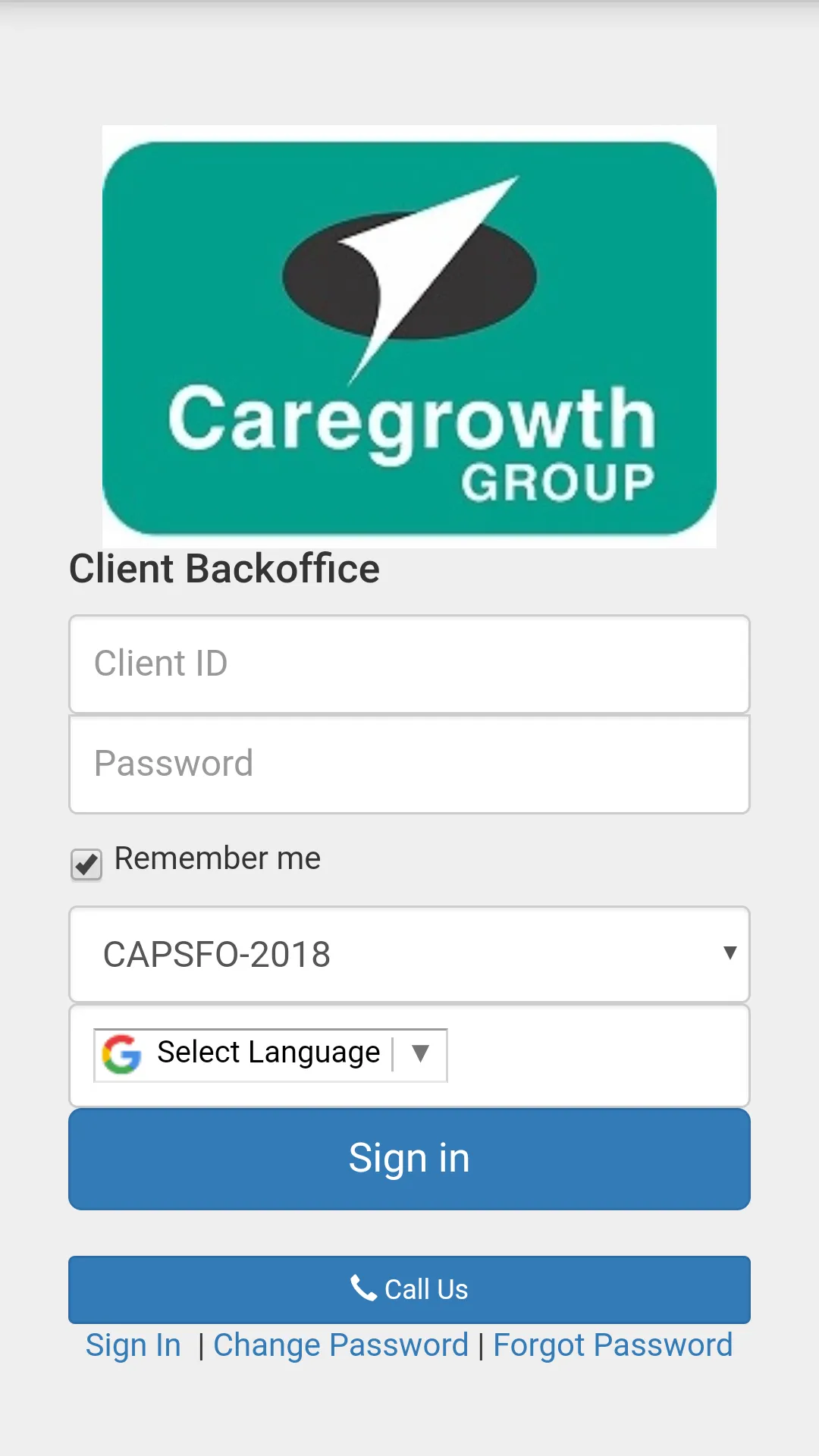 Caregrowth Backoffice | Indus Appstore | Screenshot