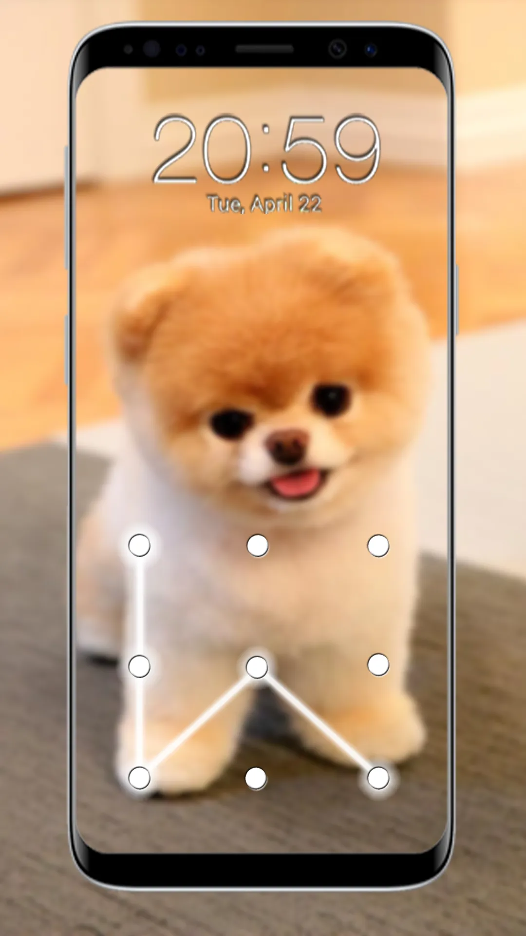 Puppy Dog Lock Screen | Indus Appstore | Screenshot