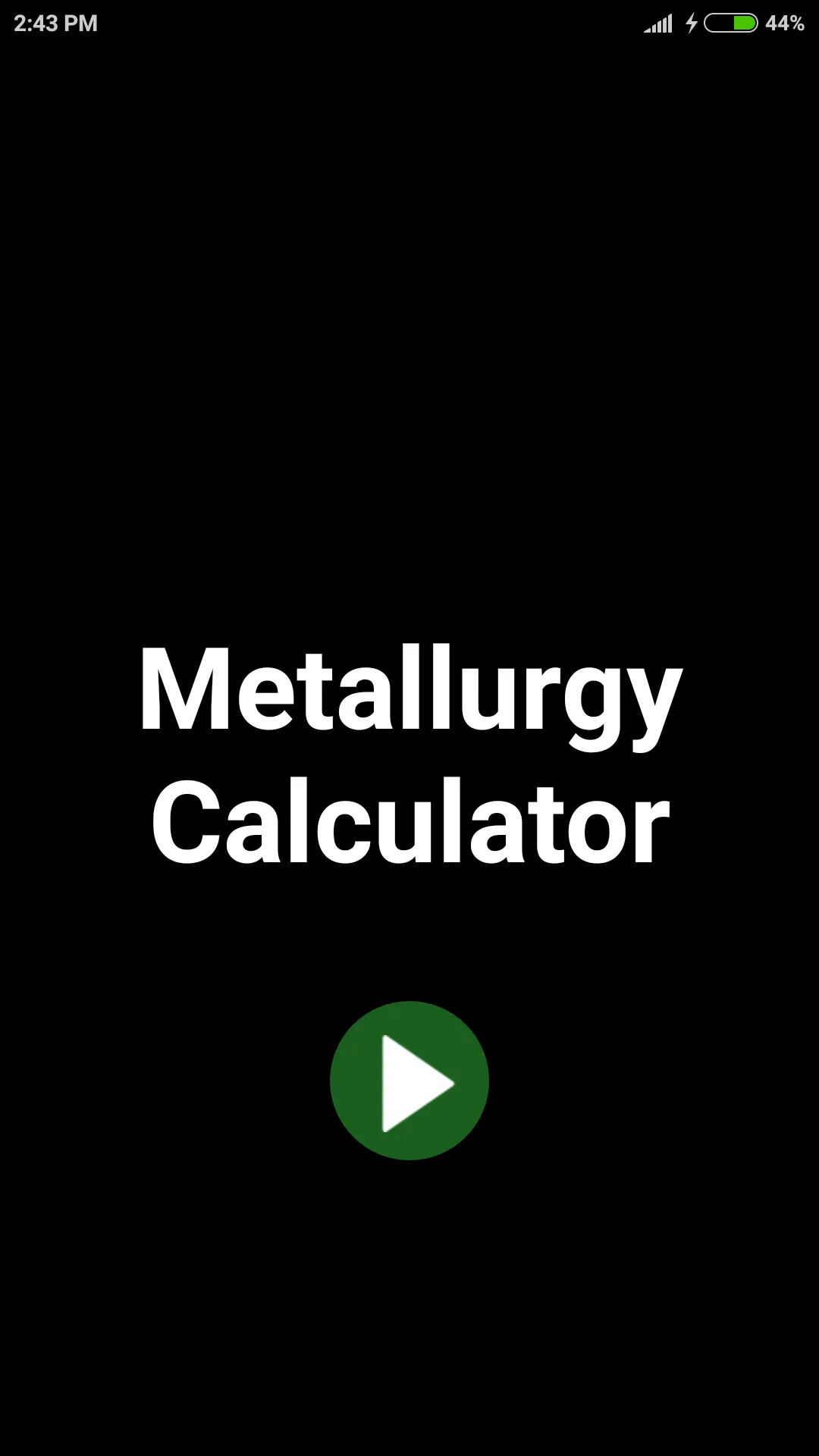 Metallurgy Calculator | Indus Appstore | Screenshot