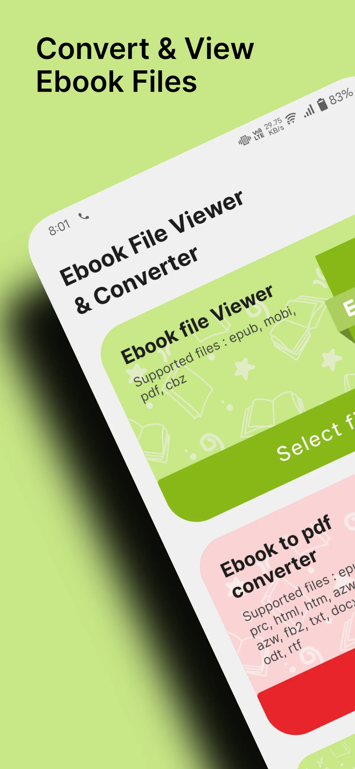 Ebook File Viewer & Converter | Indus Appstore | Screenshot