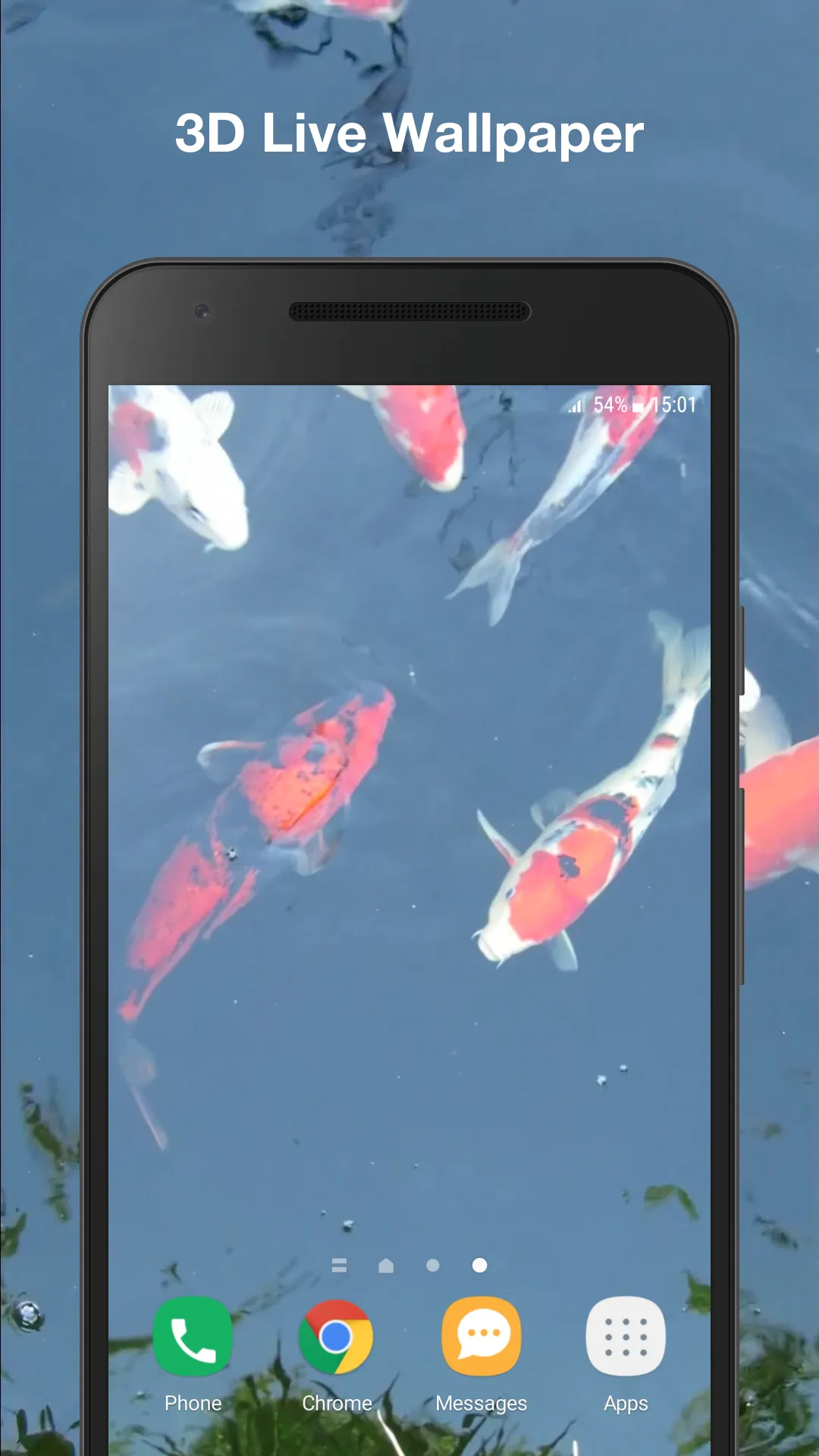 Koi Fish Live Wallpaper | Indus Appstore | Screenshot