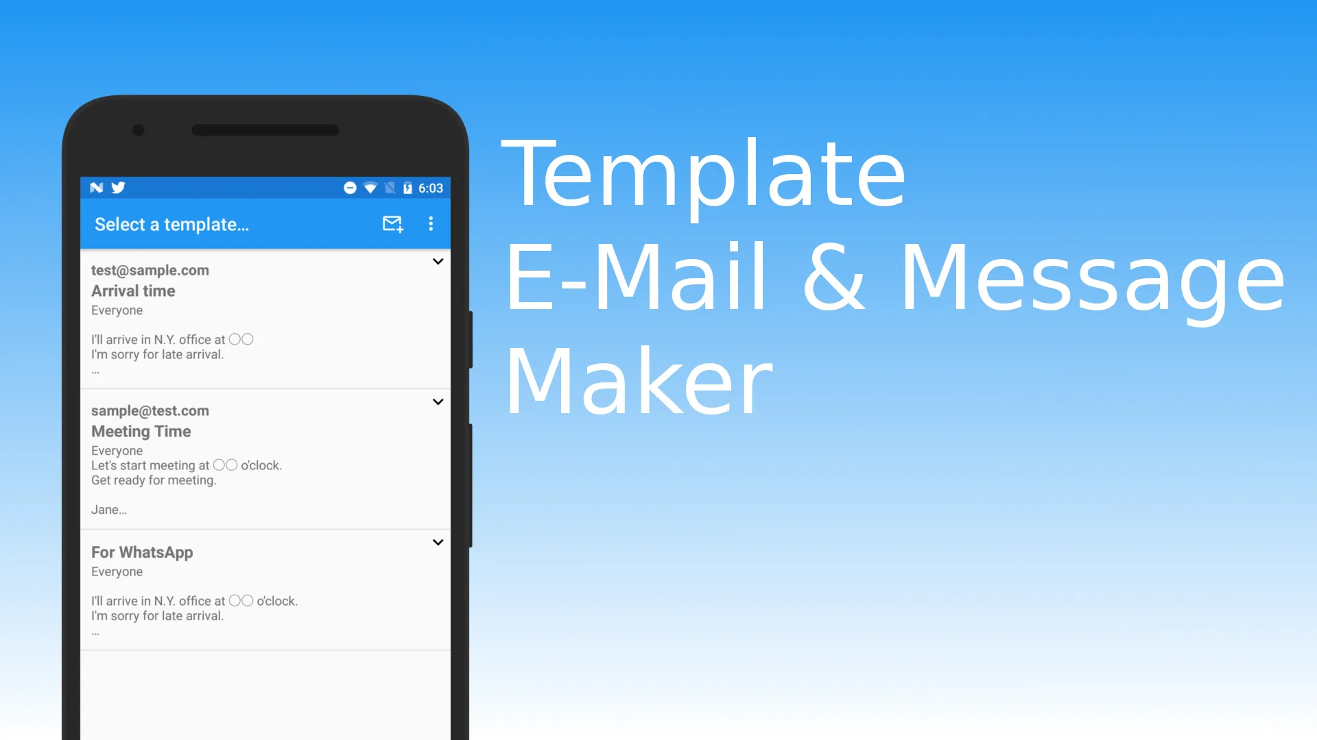 TemplateM - Mail & Message | Indus Appstore | Screenshot