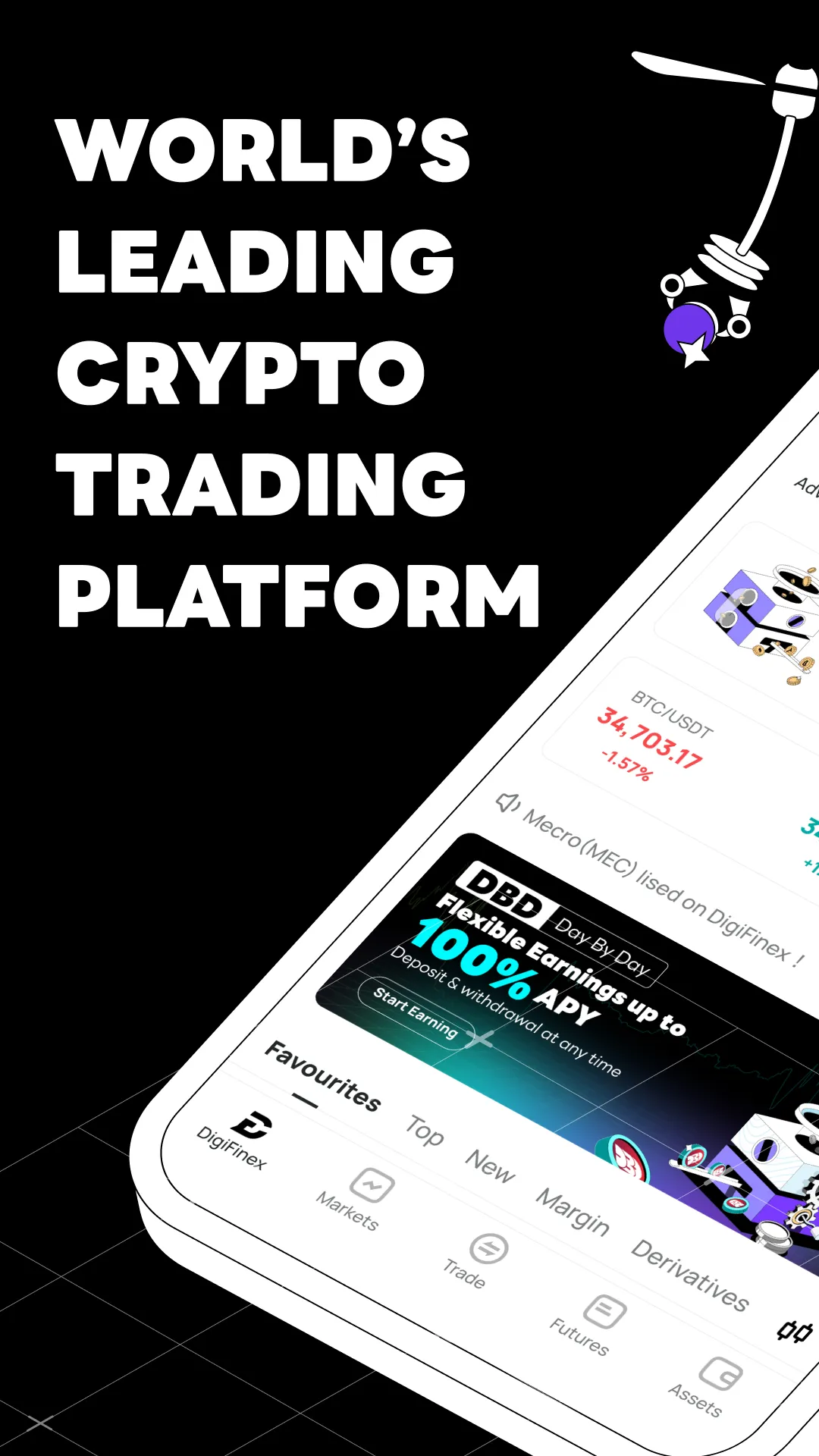 DigiFinex- Crypto Exchange | Indus Appstore | Screenshot