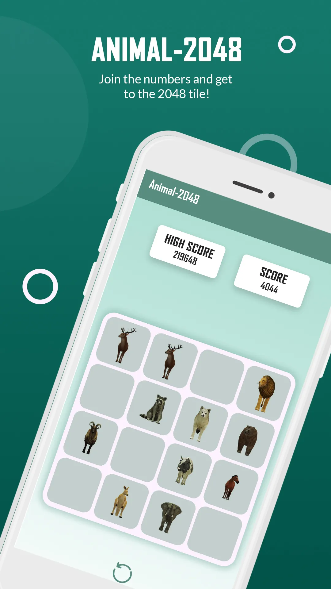 Animal-2048 | Indus Appstore | Screenshot