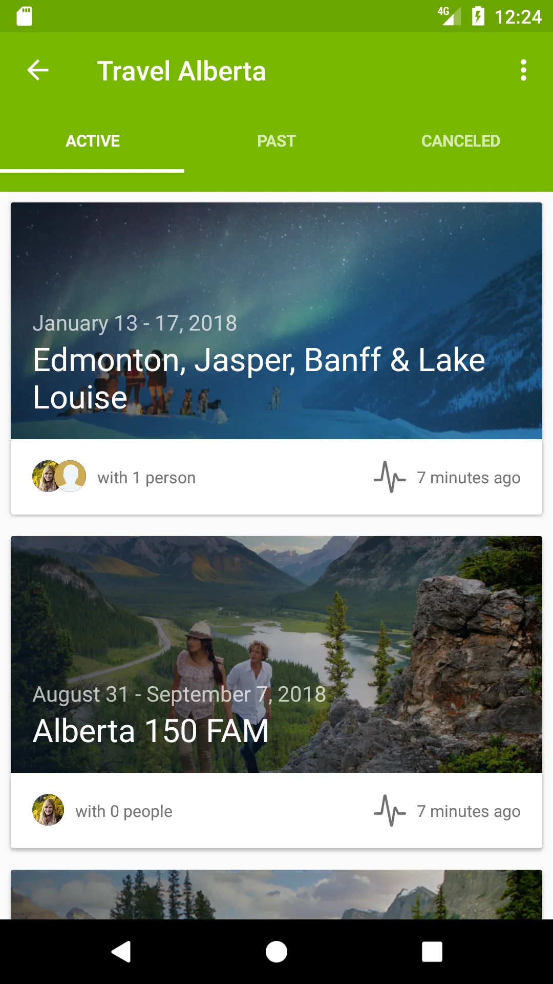 Travel Alberta - Itineraries | Indus Appstore | Screenshot