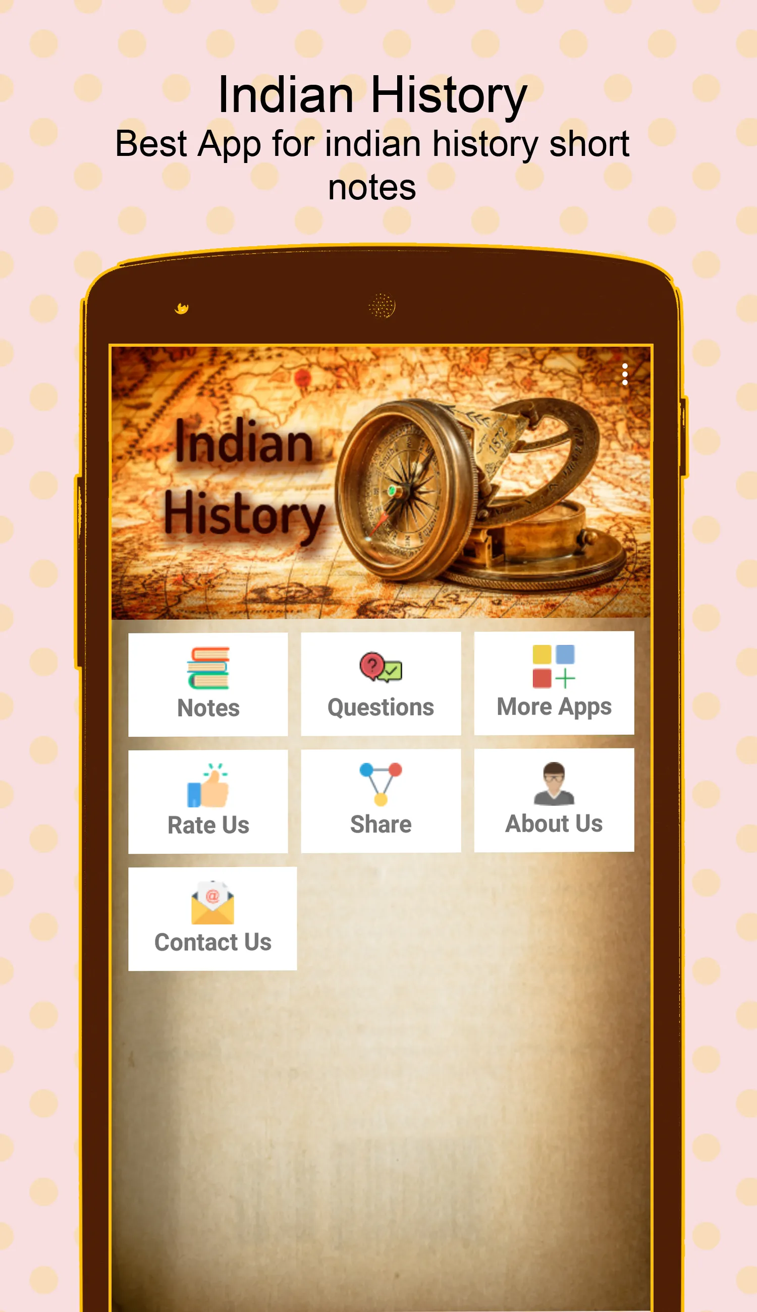 Indian History (Hindi) | Indus Appstore | Screenshot