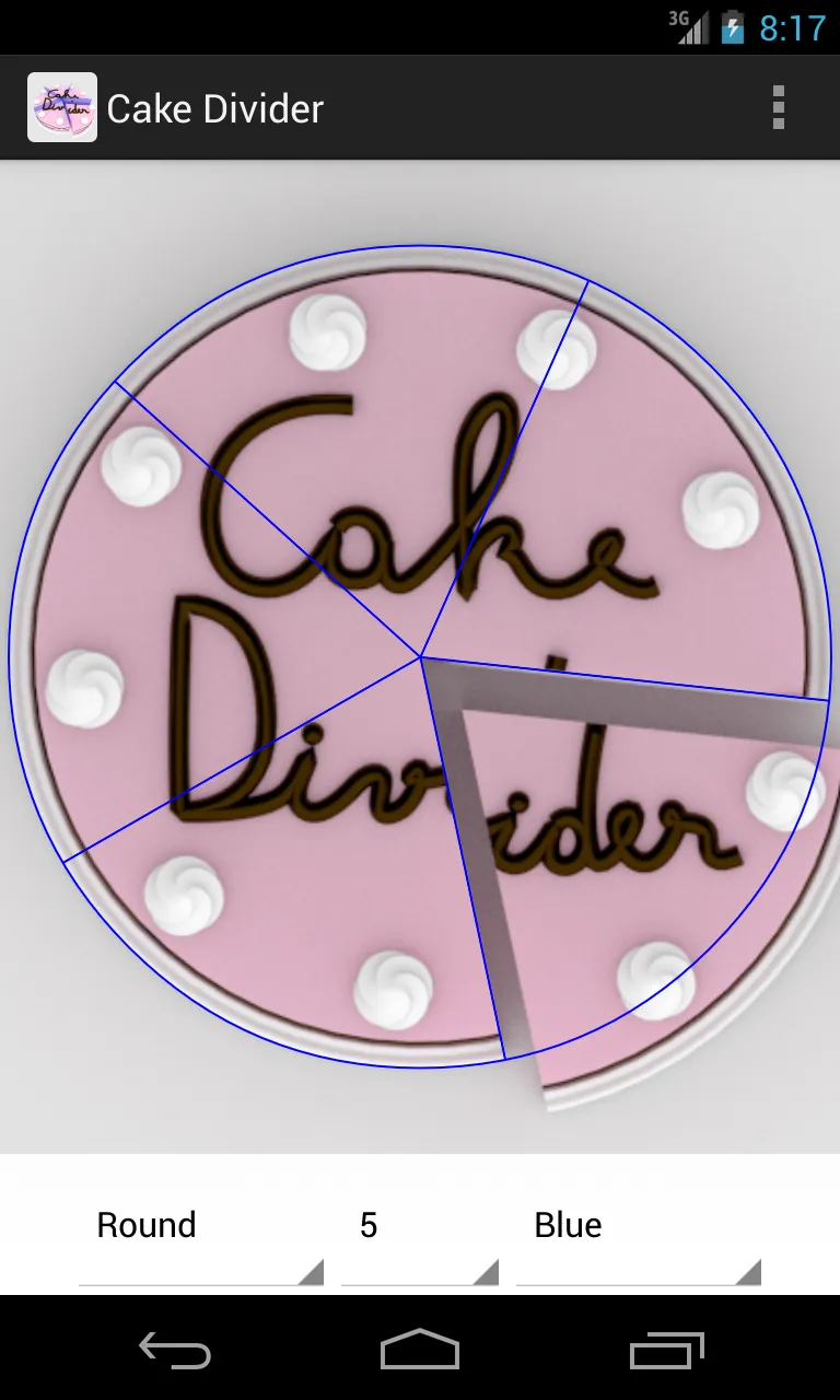 Cake Divider | Indus Appstore | Screenshot