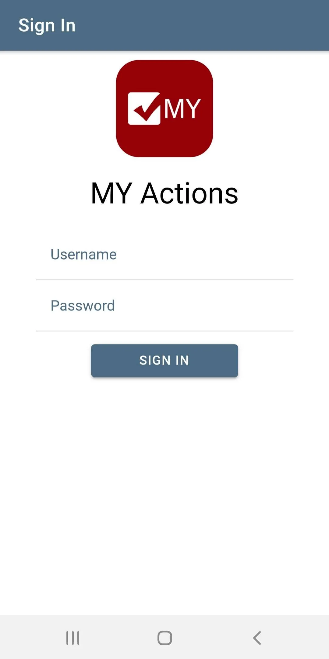 MY Actions | Indus Appstore | Screenshot