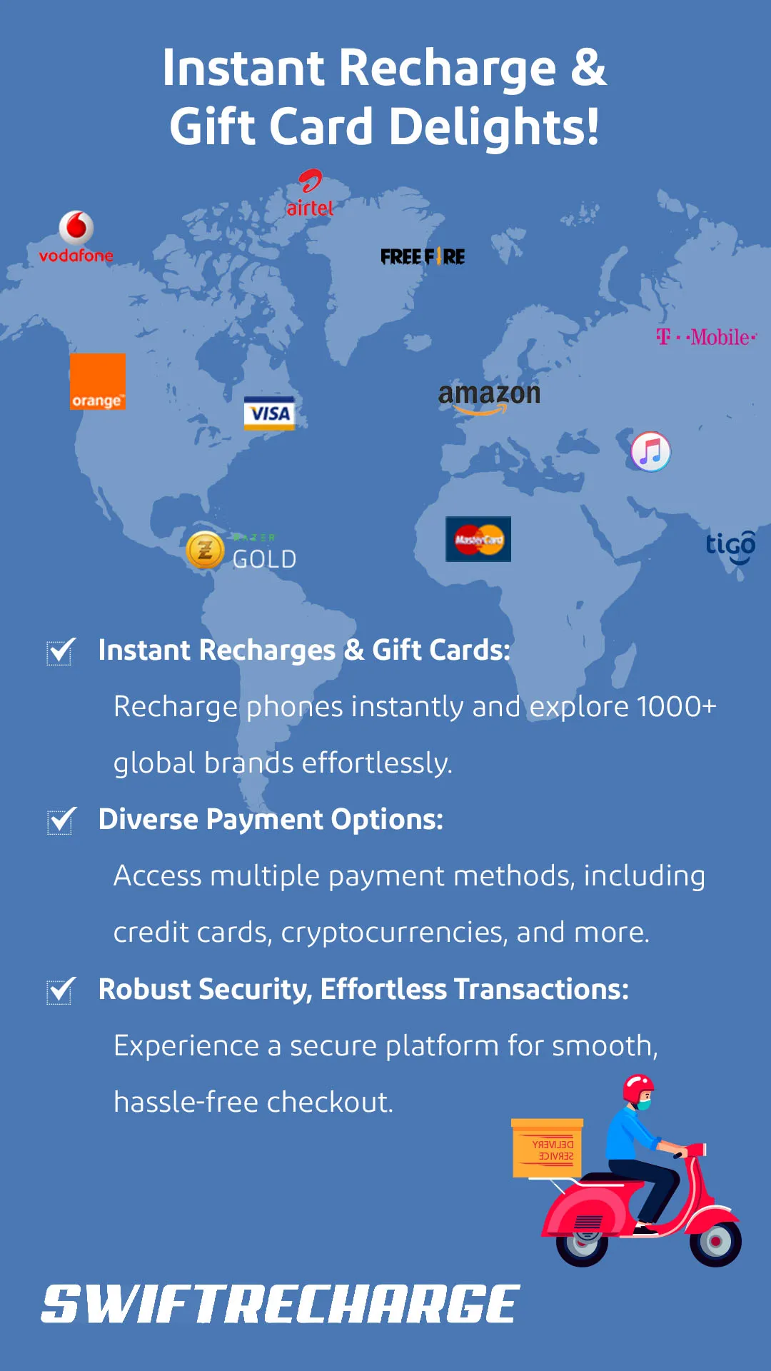 SwiftRecharge: TopUp & Gifts | Indus Appstore | Screenshot