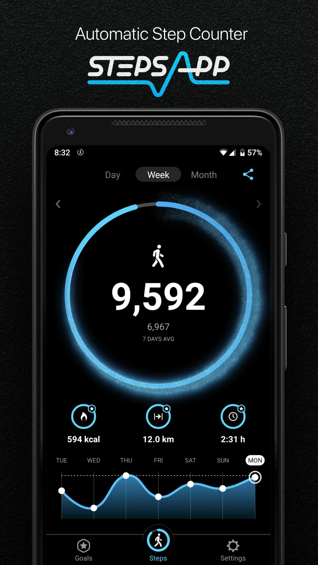 StepsApp – Step Counter | Indus Appstore | Screenshot