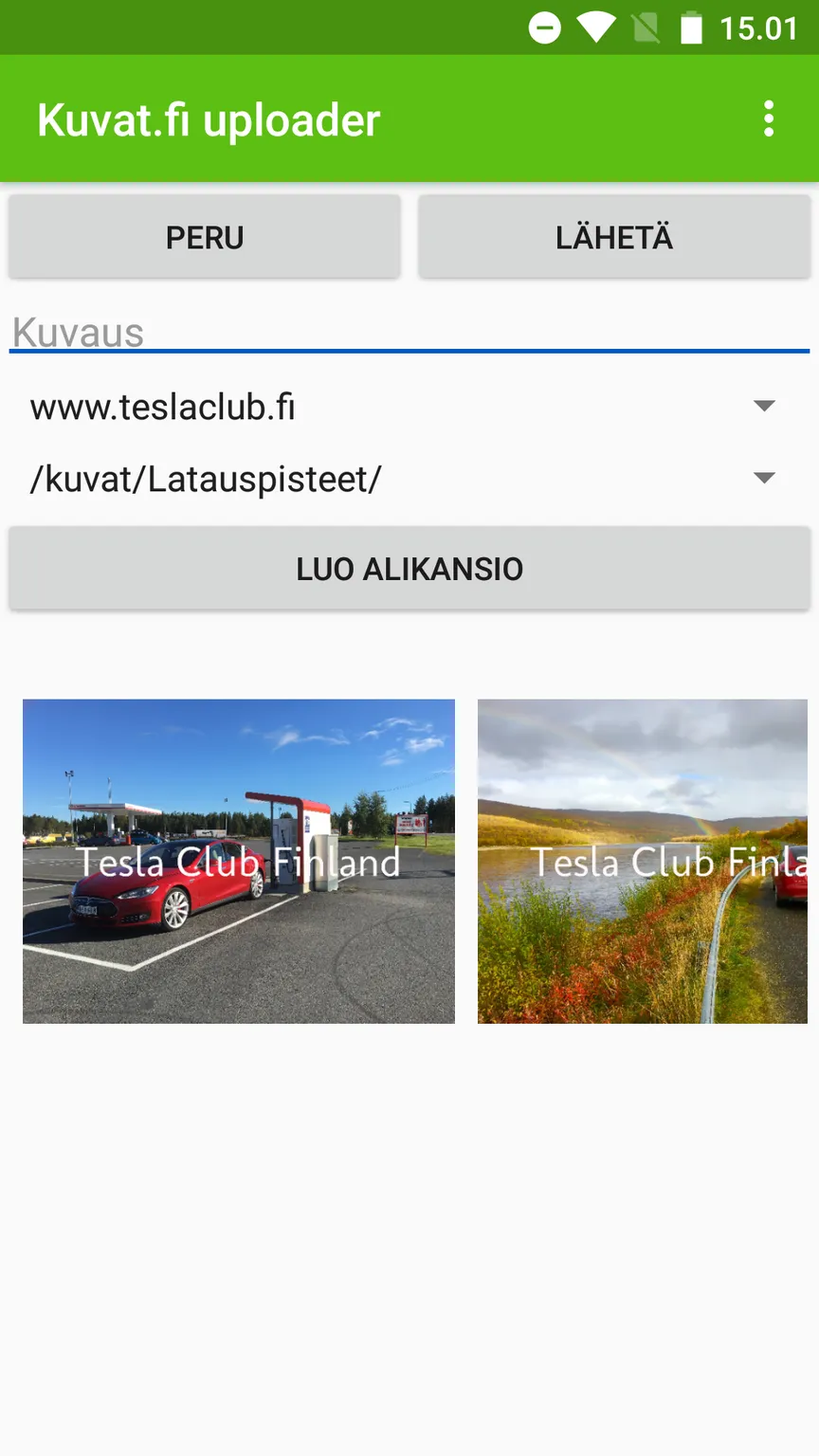 Kuvat.fi uploader | Indus Appstore | Screenshot