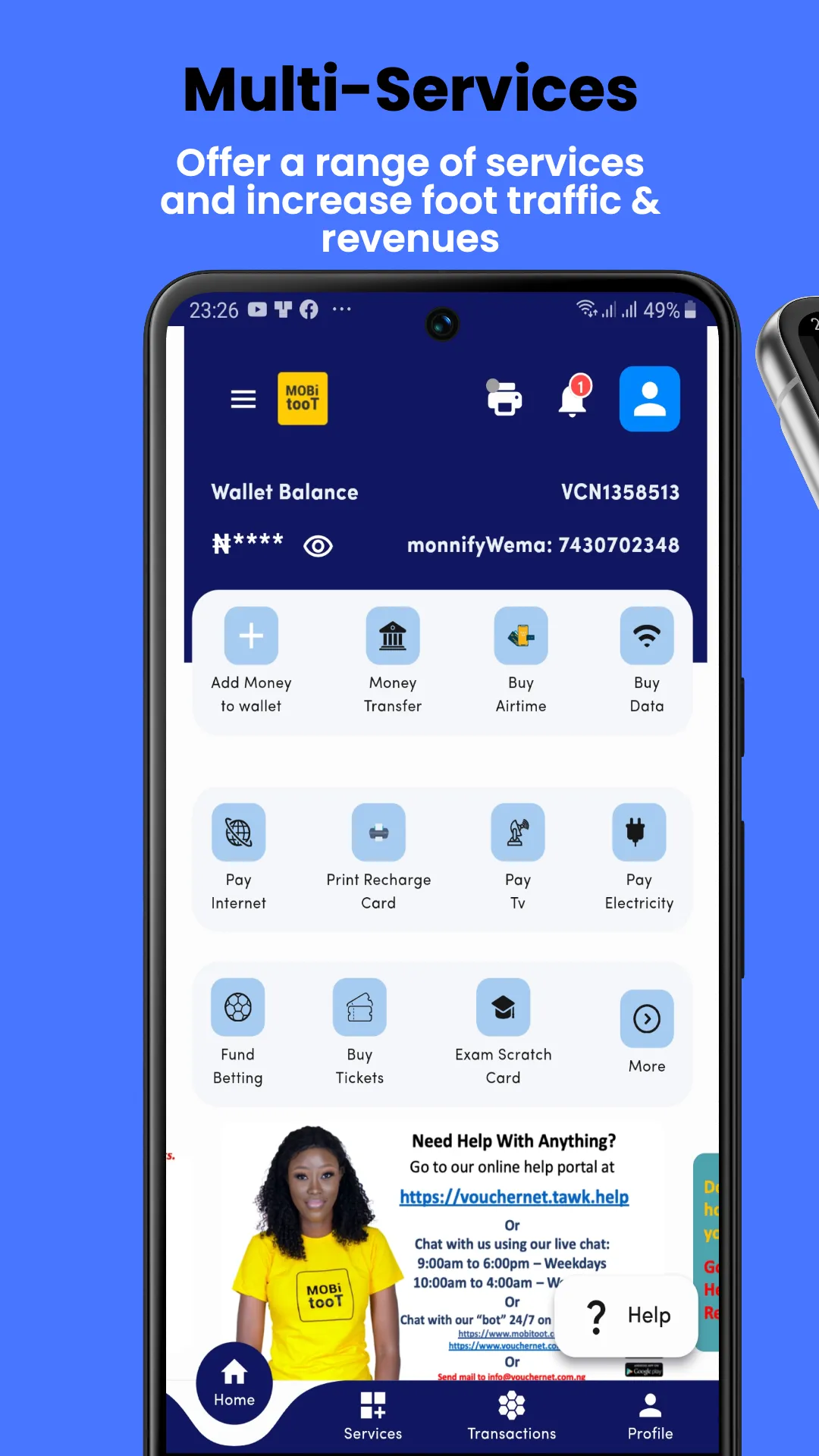 MOBitooT - Epin, VTU, Pay Bill | Indus Appstore | Screenshot