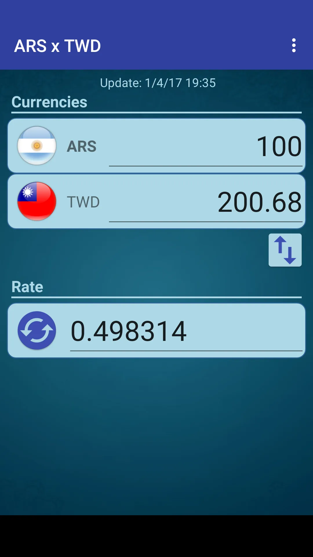 Arg. Peso x New Taiwan Dollar | Indus Appstore | Screenshot