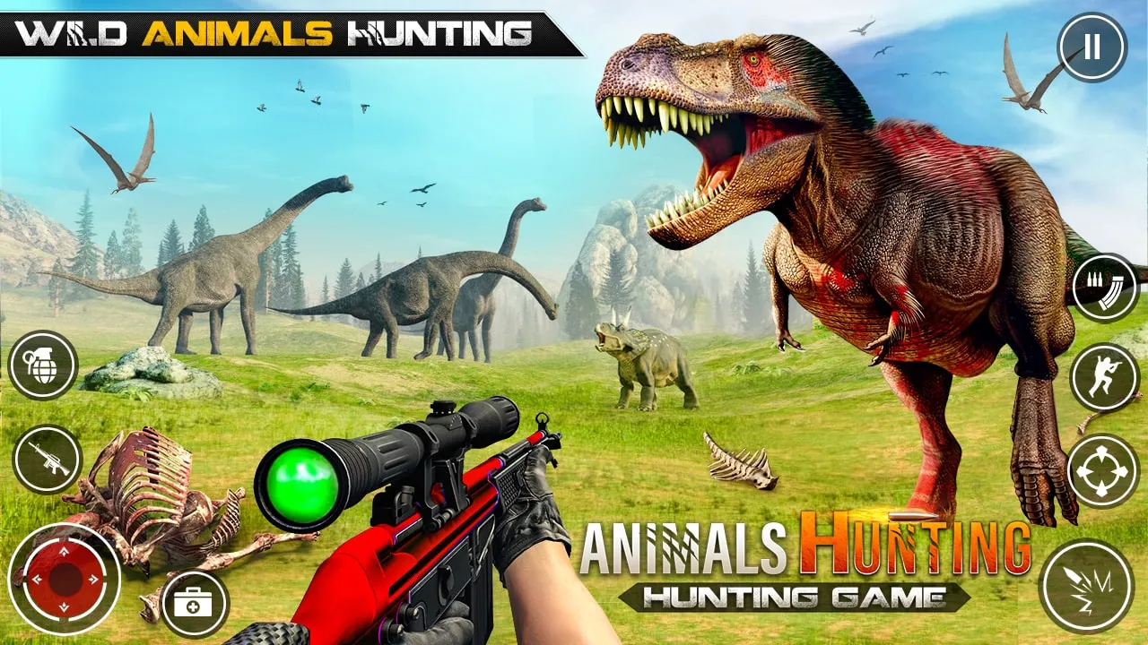 Dinosaur Hunting Gun Games | Indus Appstore | Screenshot