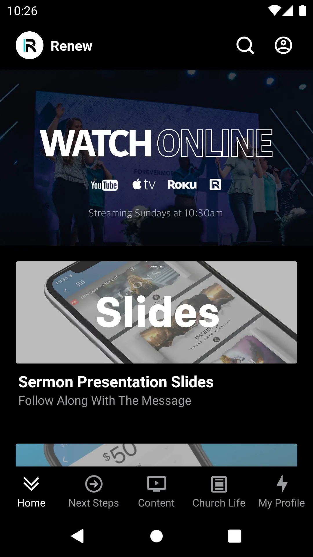 Renew Bible Church | Indus Appstore | Screenshot