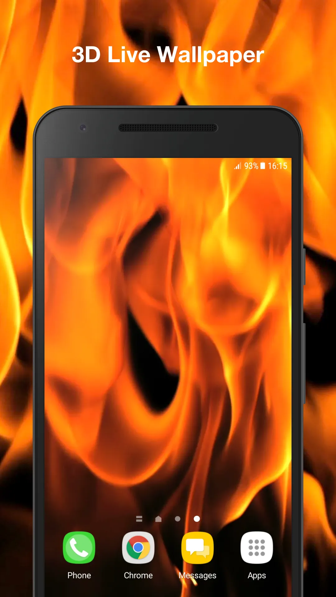 Burning Live Wallpaper | Indus Appstore | Screenshot