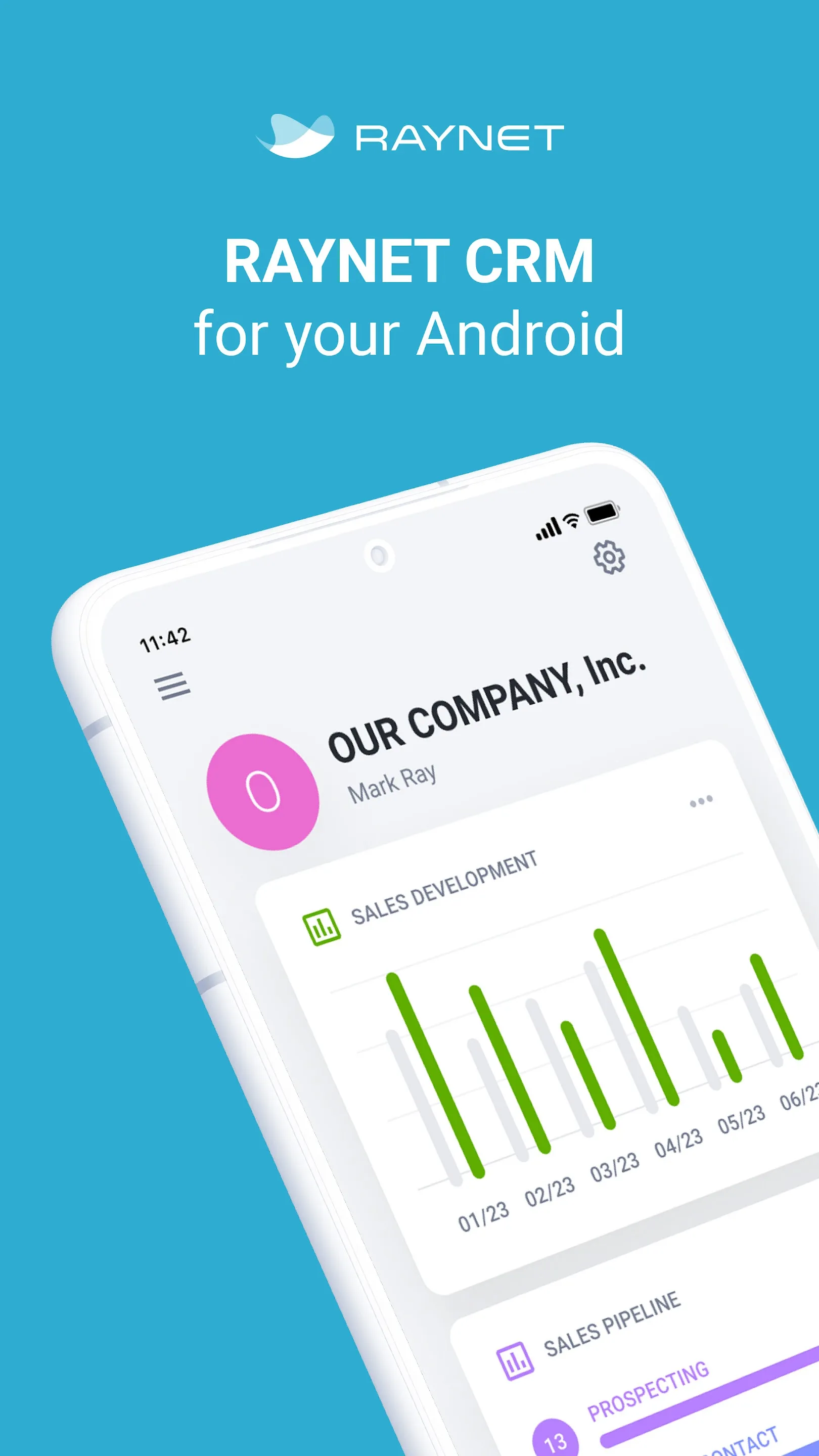 RAYNET CRM | Indus Appstore | Screenshot