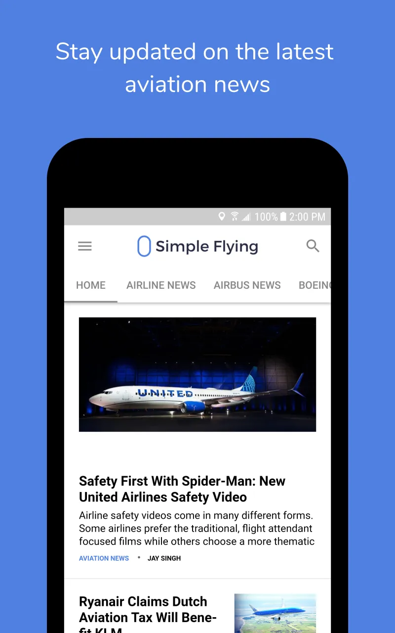 Simple Flying - Aviation News | Indus Appstore | Screenshot