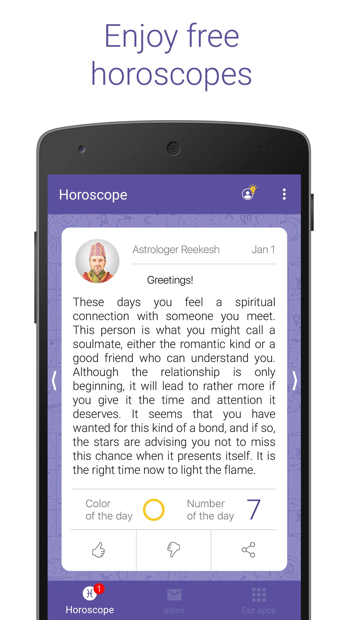 Yodha My Daily Horoscope | Indus Appstore | Screenshot