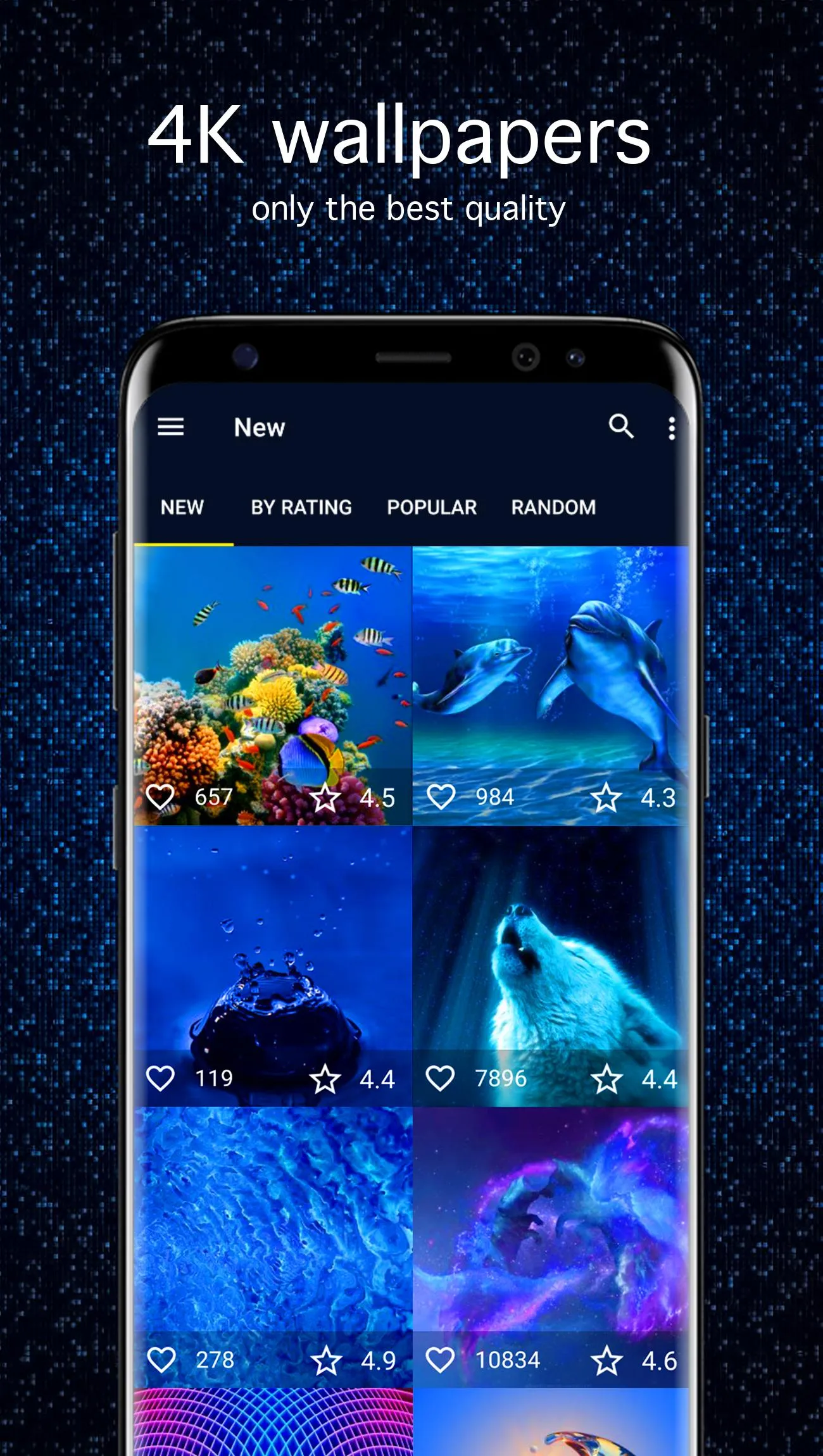 Blue Wallpapers 4K | Indus Appstore | Screenshot