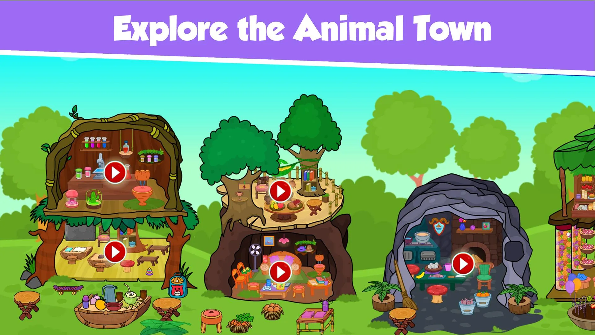 Tizi Animal Town - House Games | Indus Appstore | Screenshot