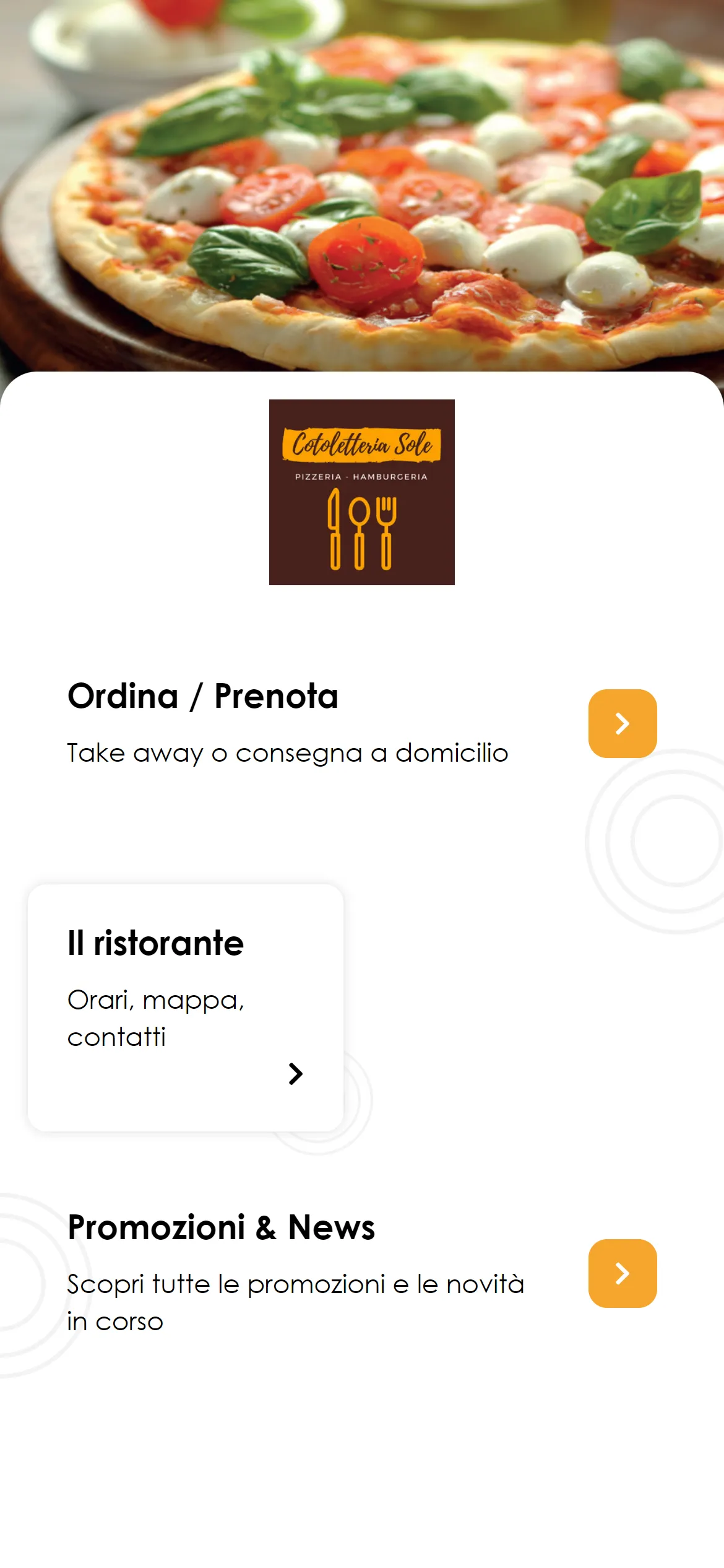 Pizzeria Cotoletteria Sole | Indus Appstore | Screenshot