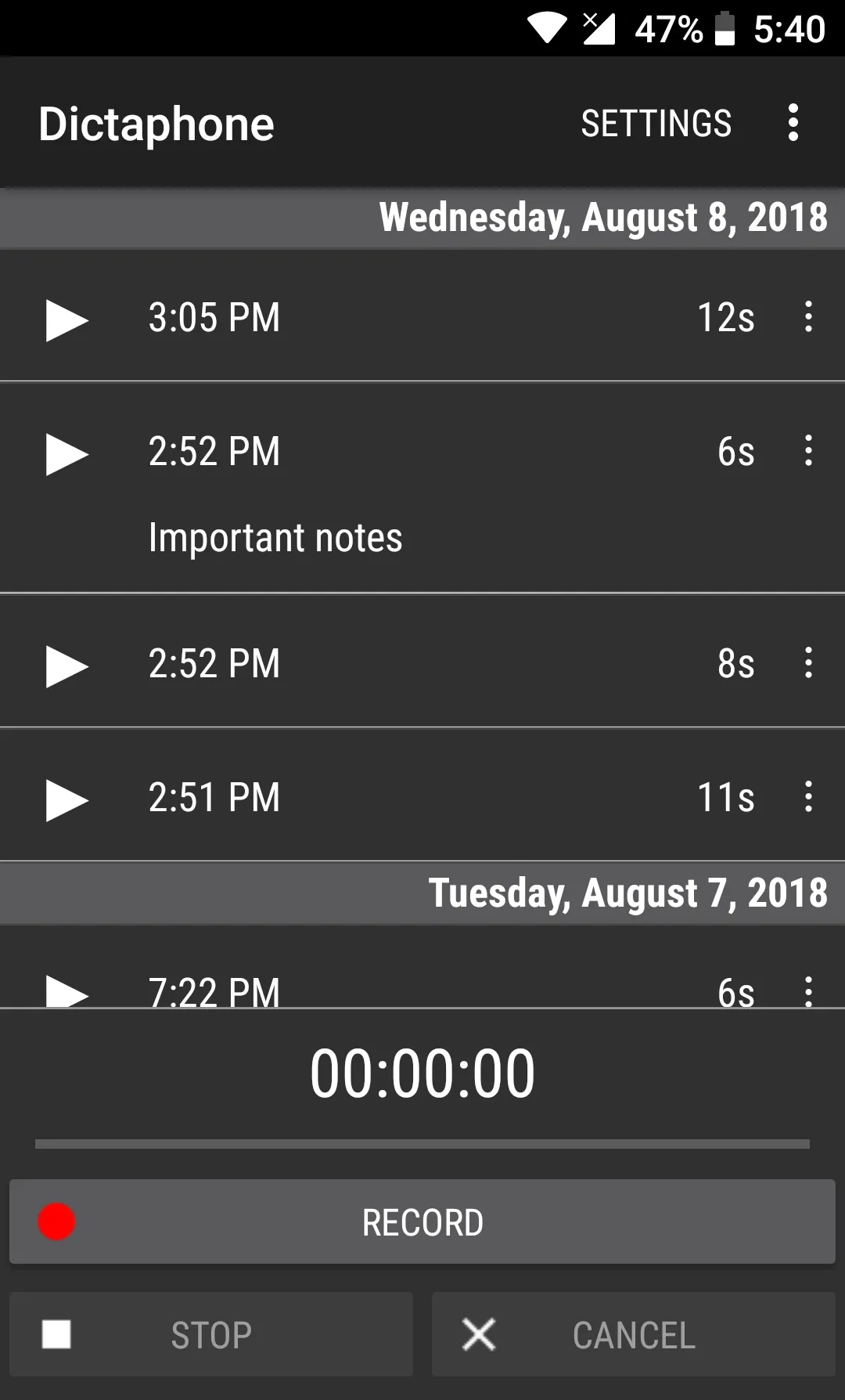 Dictaphone - Audio Recorder | Indus Appstore | Screenshot