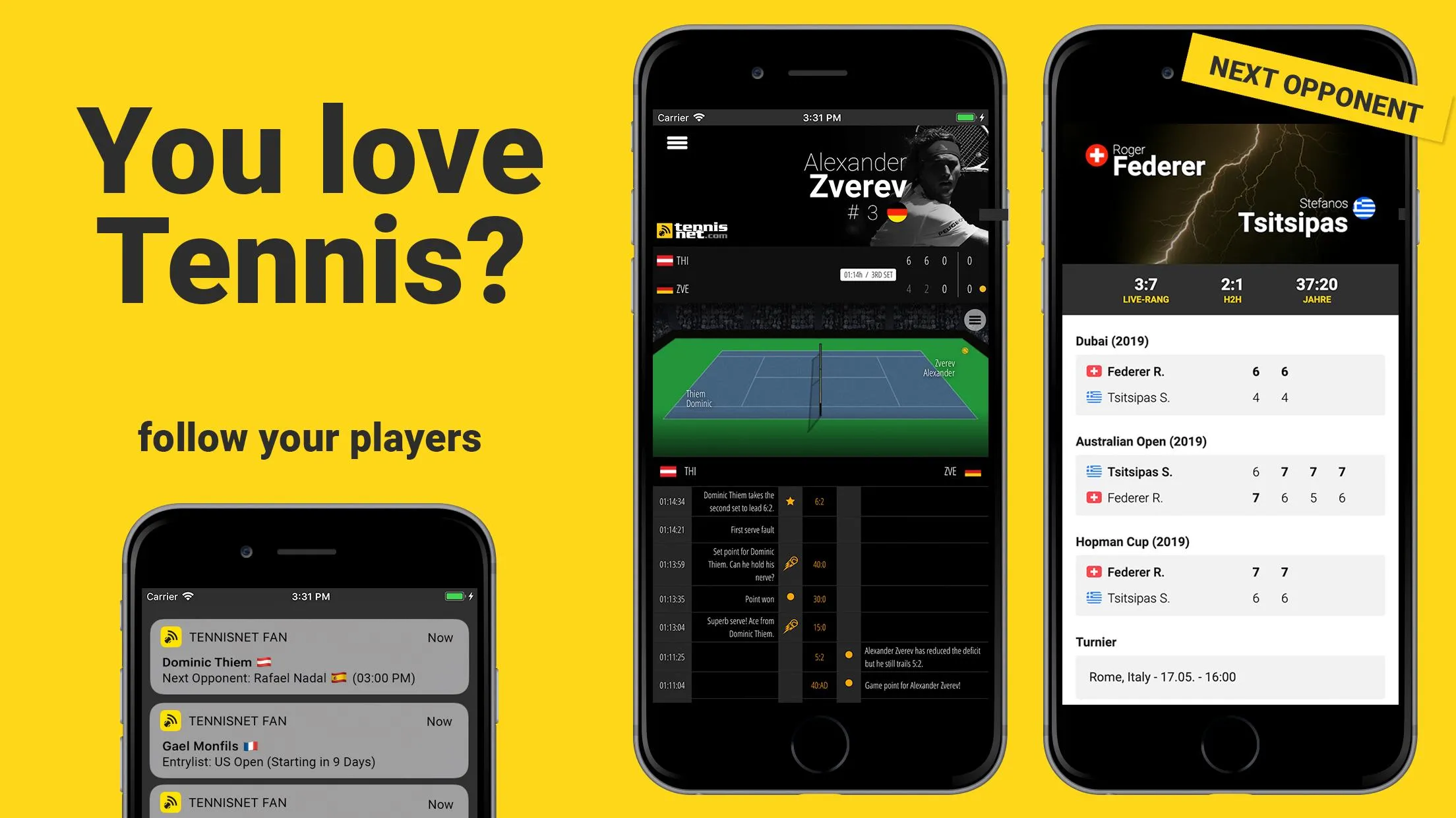 Tennis Fan - ATP / WTA | Indus Appstore | Screenshot