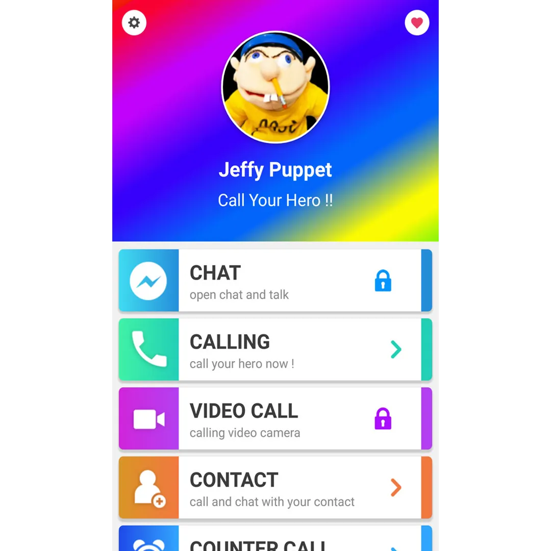 Jeffy Puppet Run Fake Call | Indus Appstore | Screenshot