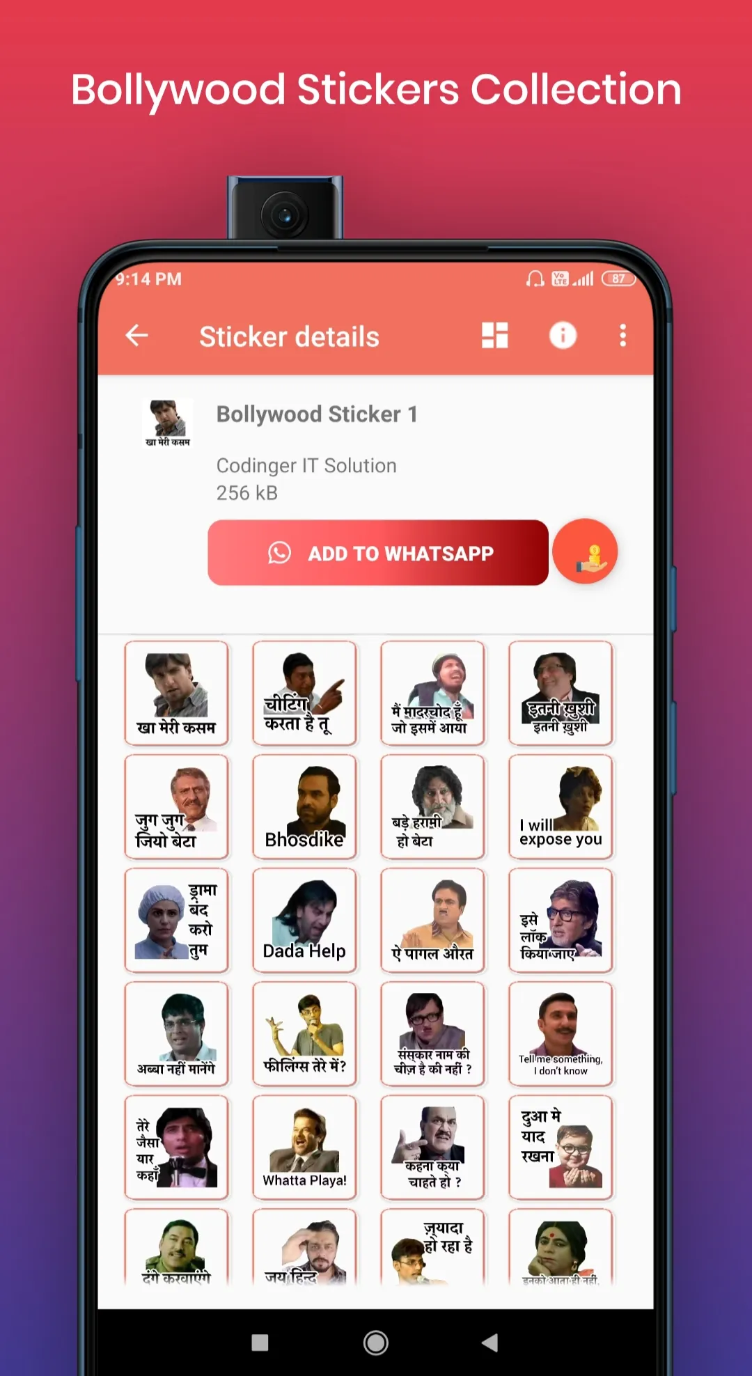 Web Series Stickers | Indus Appstore | Screenshot