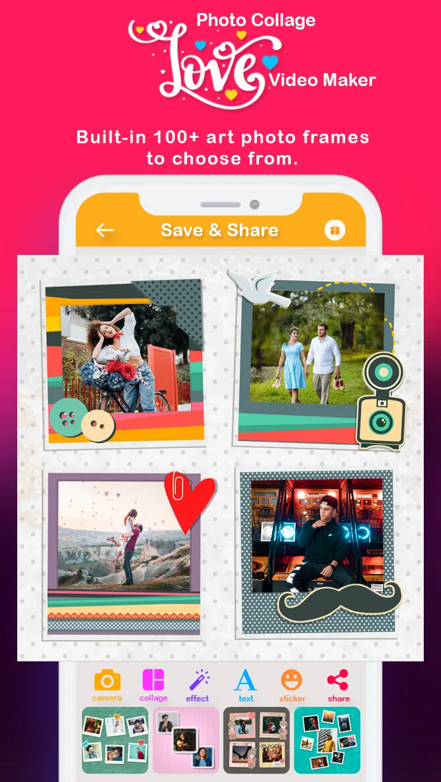 Love Photo Collage Editor | Indus Appstore | Screenshot