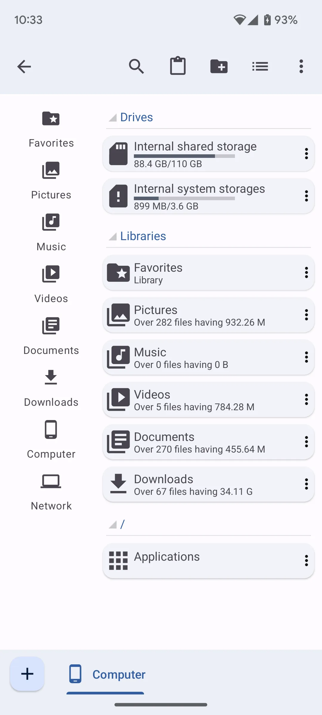 Computer File Explorer | Indus Appstore | Screenshot