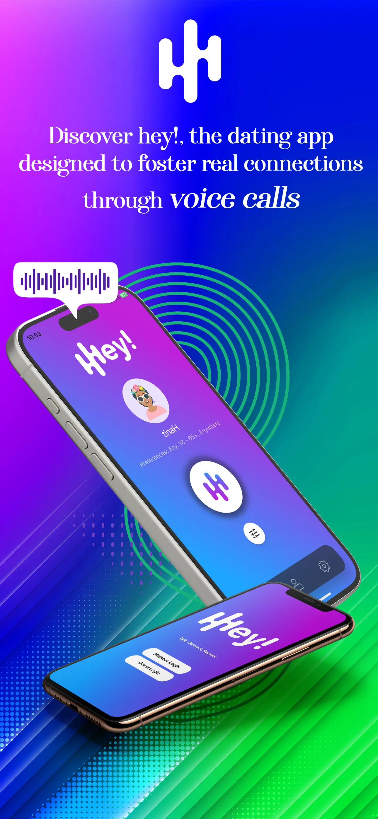 Hey! | Talk, Connect, Repeat. | Indus Appstore | Screenshot