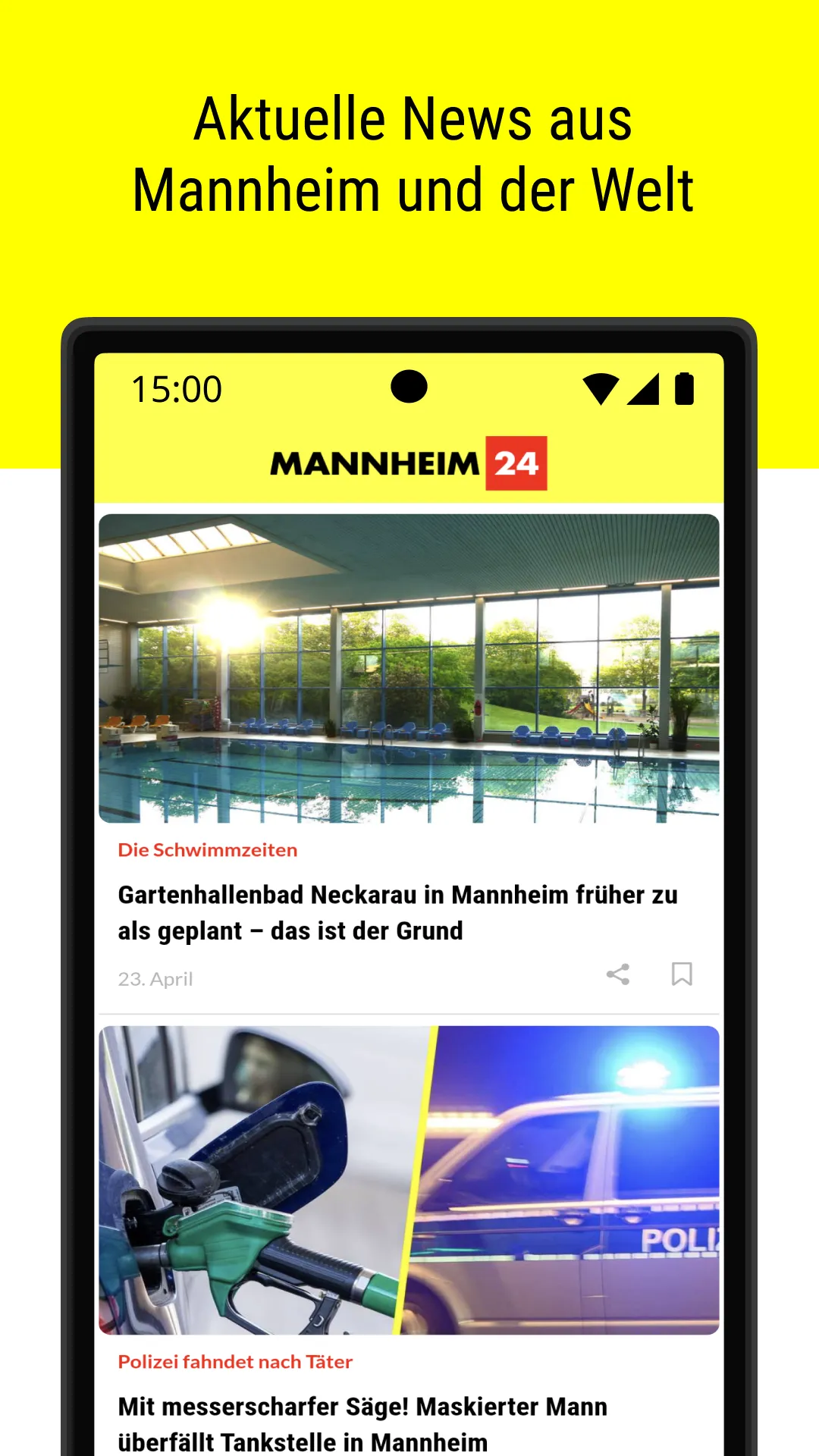 MANNHEIM24 | Indus Appstore | Screenshot