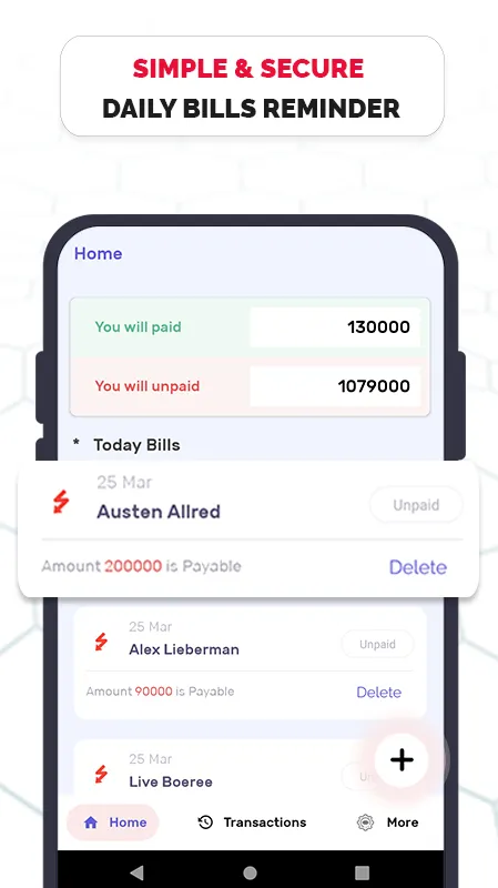 Bill Reminder - Track Payments | Indus Appstore | Screenshot