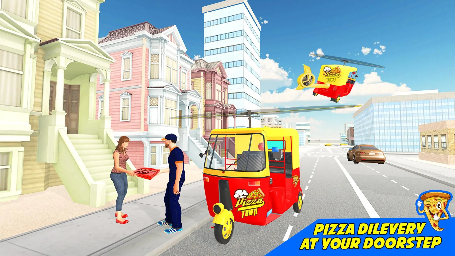 Flying Tuk Tuk Auto Rickshaw | Indus Appstore | Screenshot