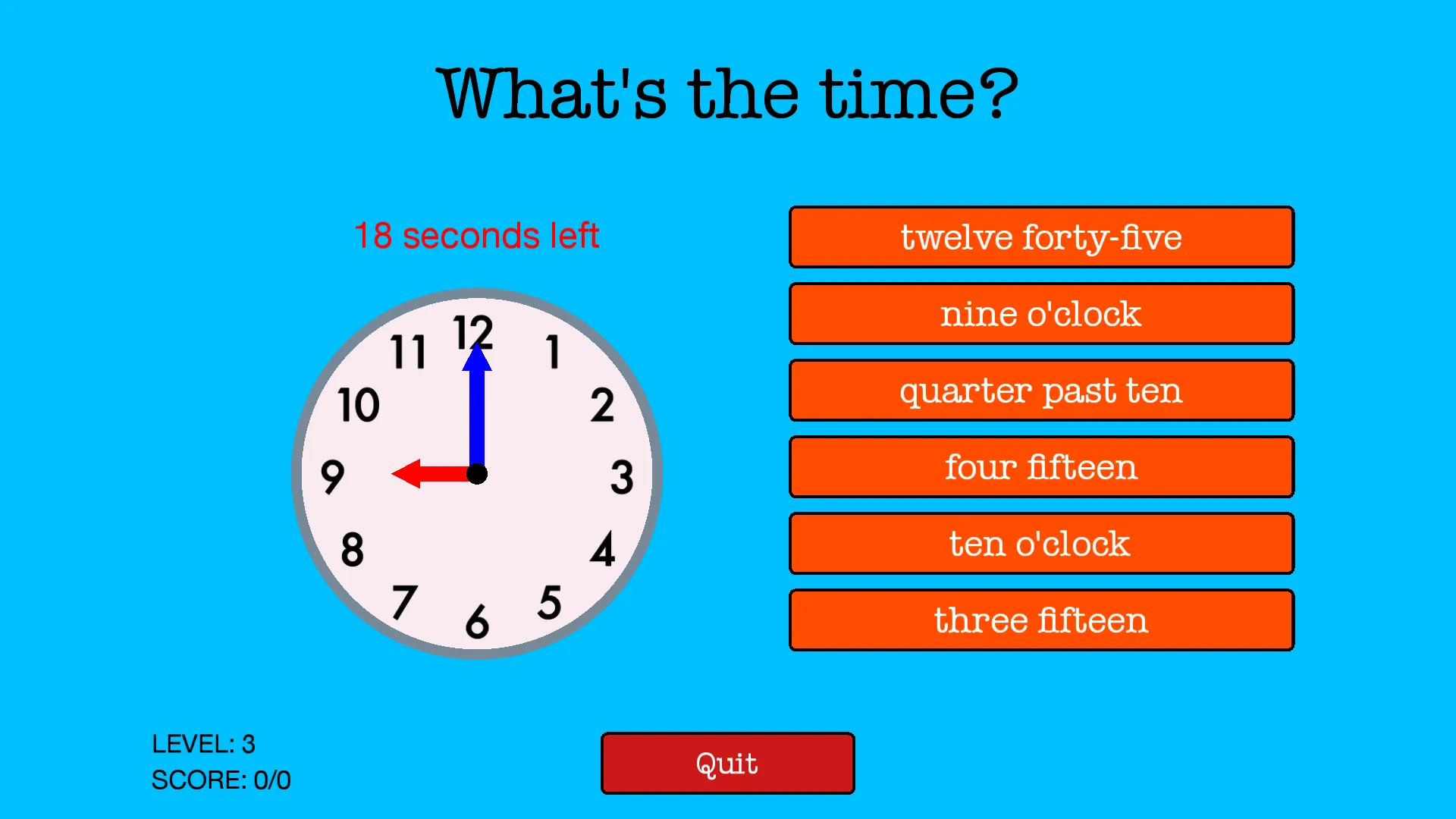 QS Clocks - Learn to tell time | Indus Appstore | Screenshot