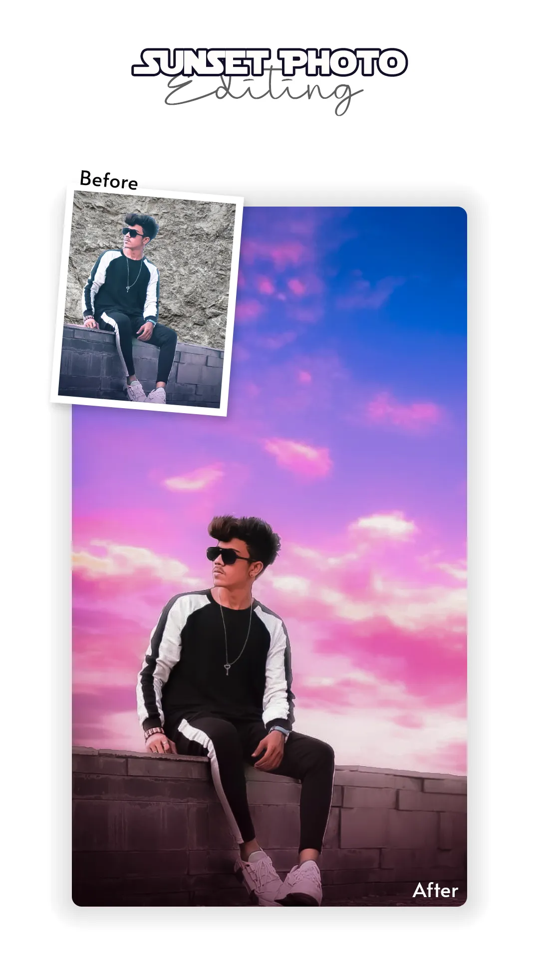 Sunset Photo Editor, Cut Paste | Indus Appstore | Screenshot