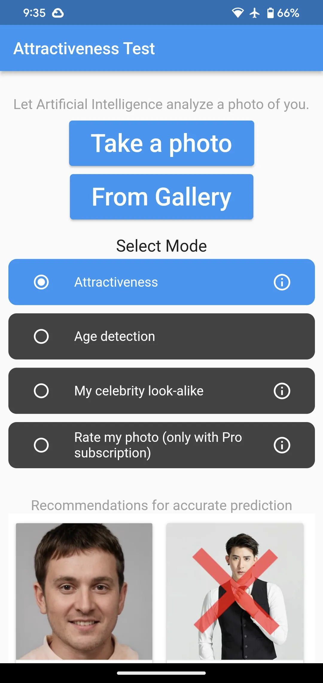 Attractiveness Test | Indus Appstore | Screenshot