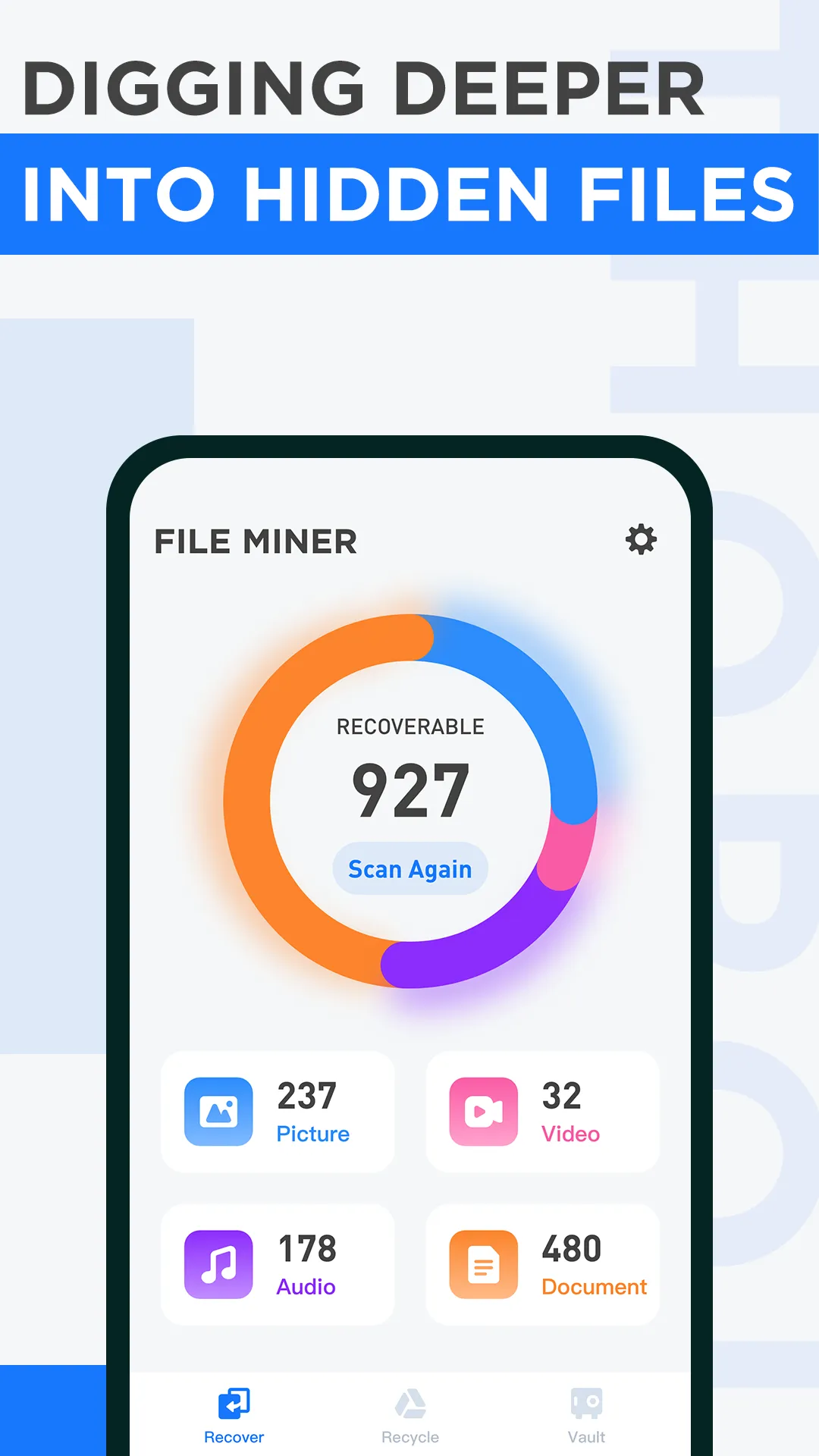 File Miner | Indus Appstore | Screenshot