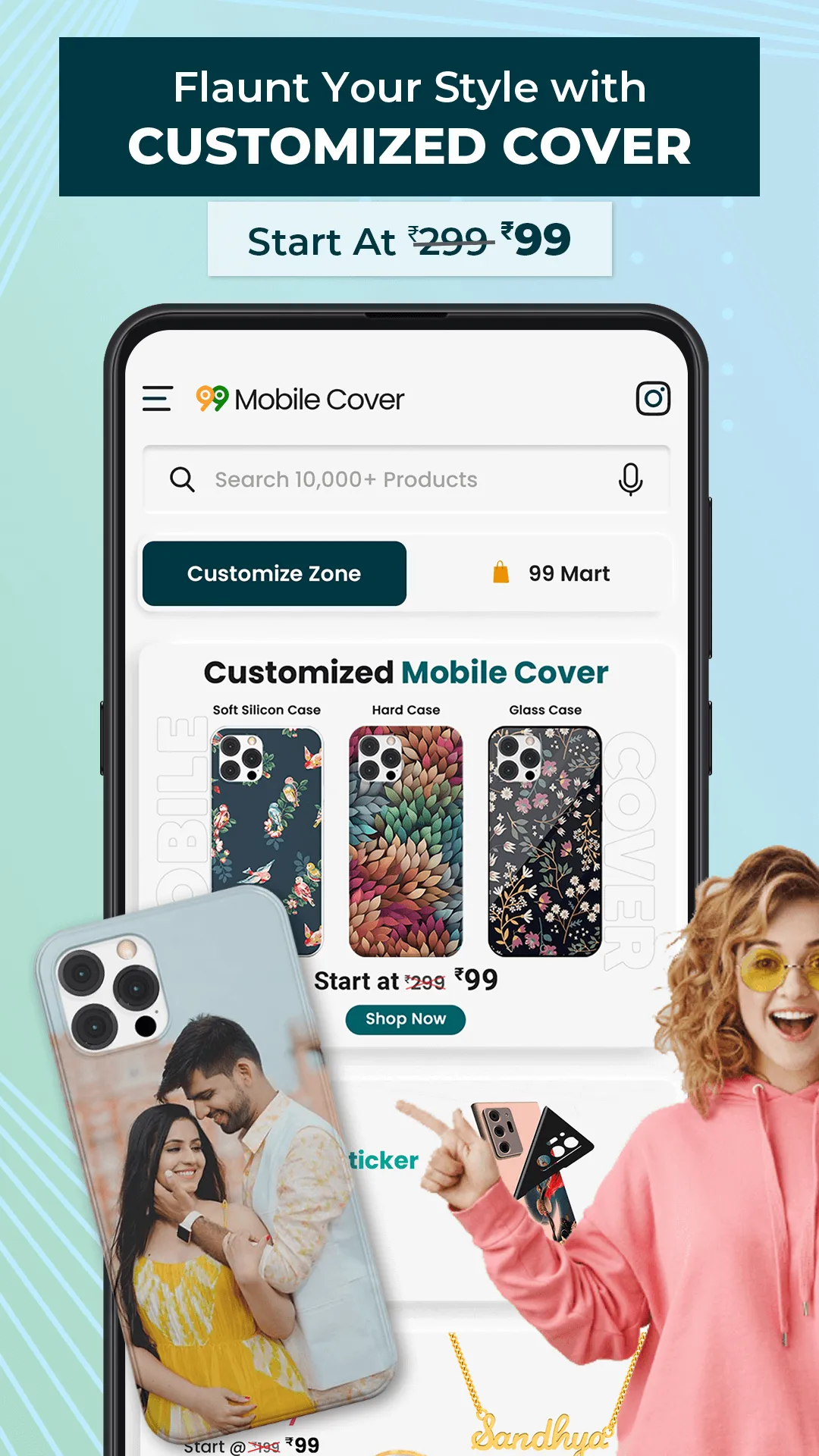 99 Mobile Cover & Custom Gifts | Indus Appstore | Screenshot