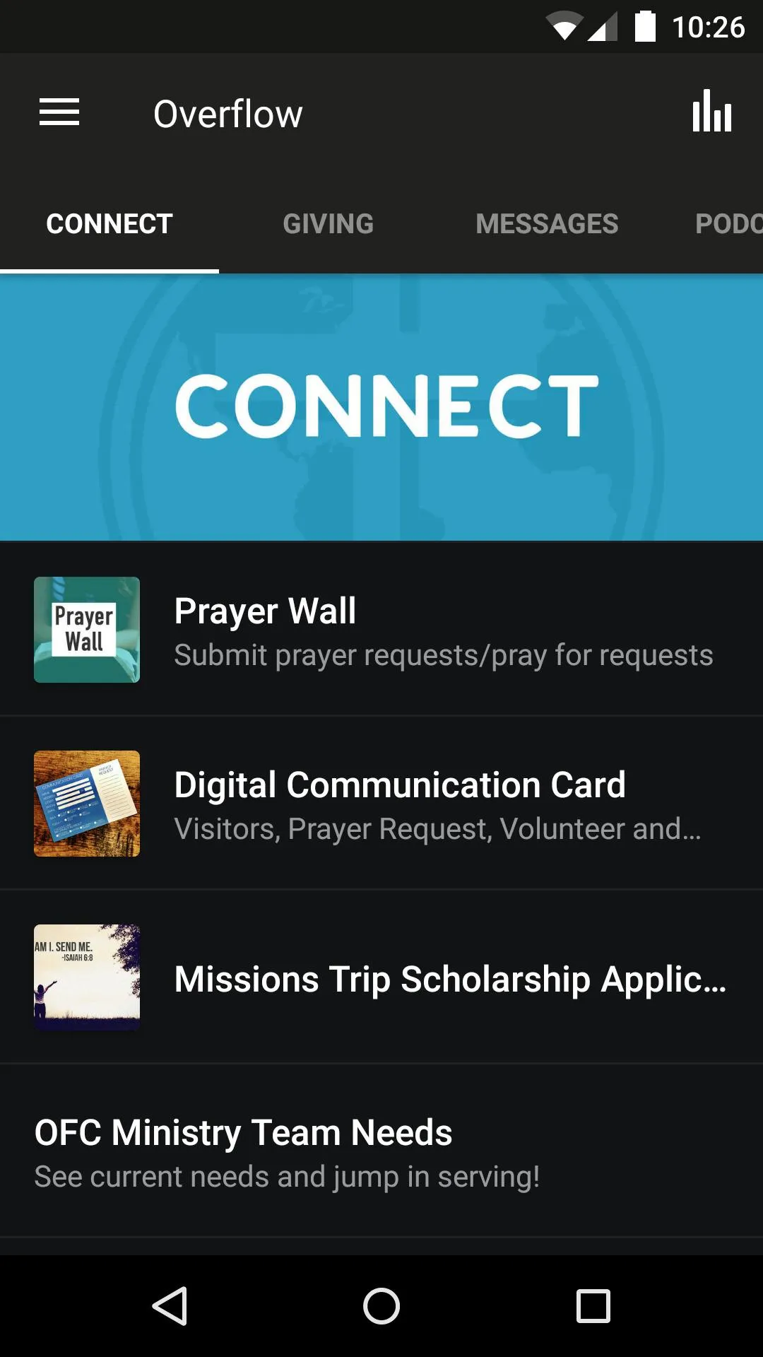 Overflow Church Magee | Indus Appstore | Screenshot