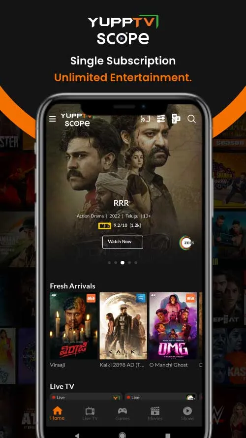 YuppTV Scope | Indus Appstore | Screenshot