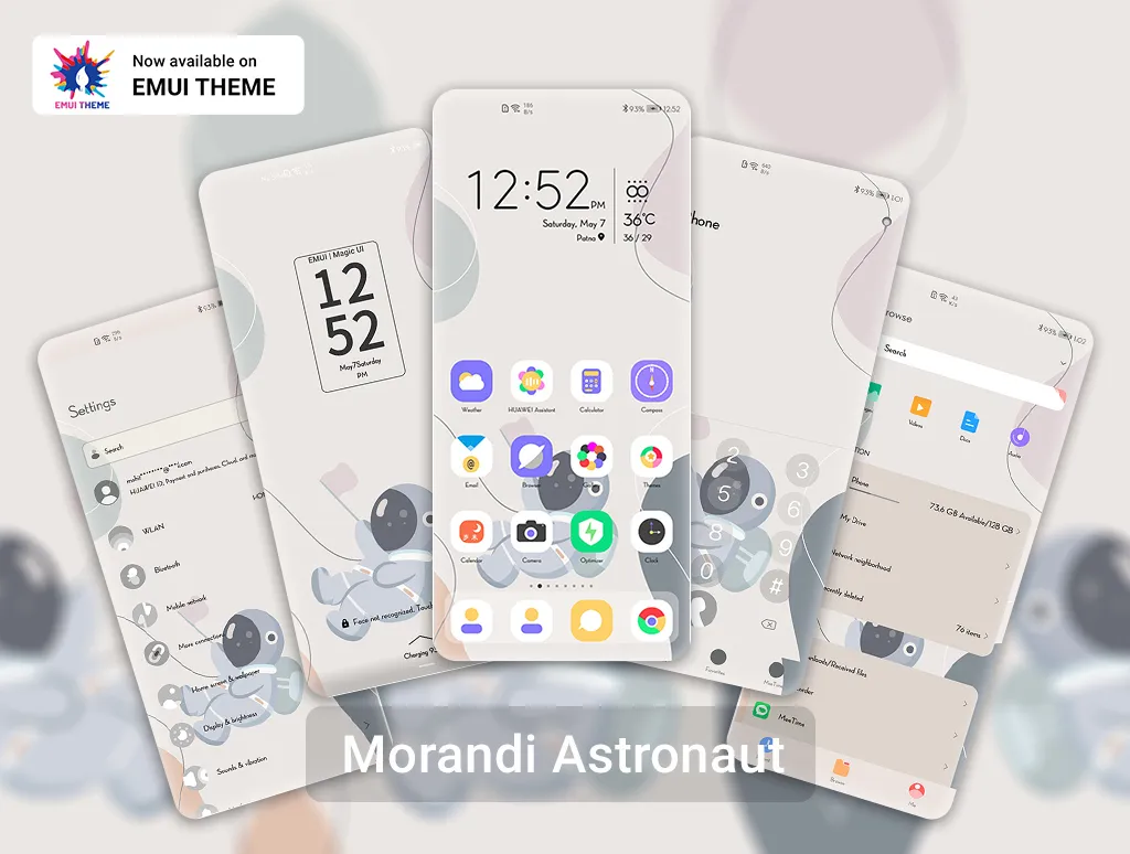 Morandi EMUI | MAGIC UI THEME | Indus Appstore | Screenshot