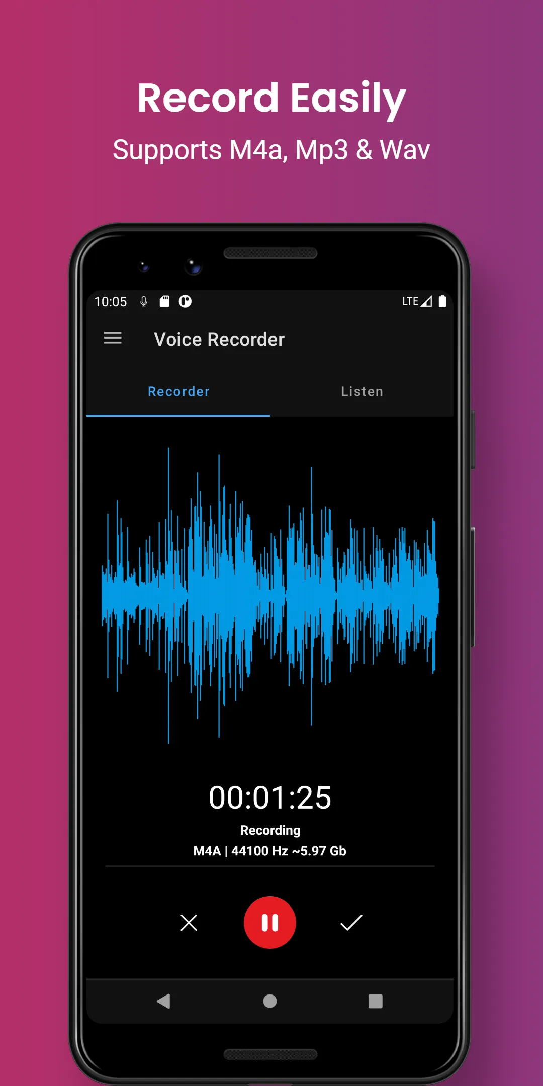 Smart voice recorder - editor | Indus Appstore | Screenshot